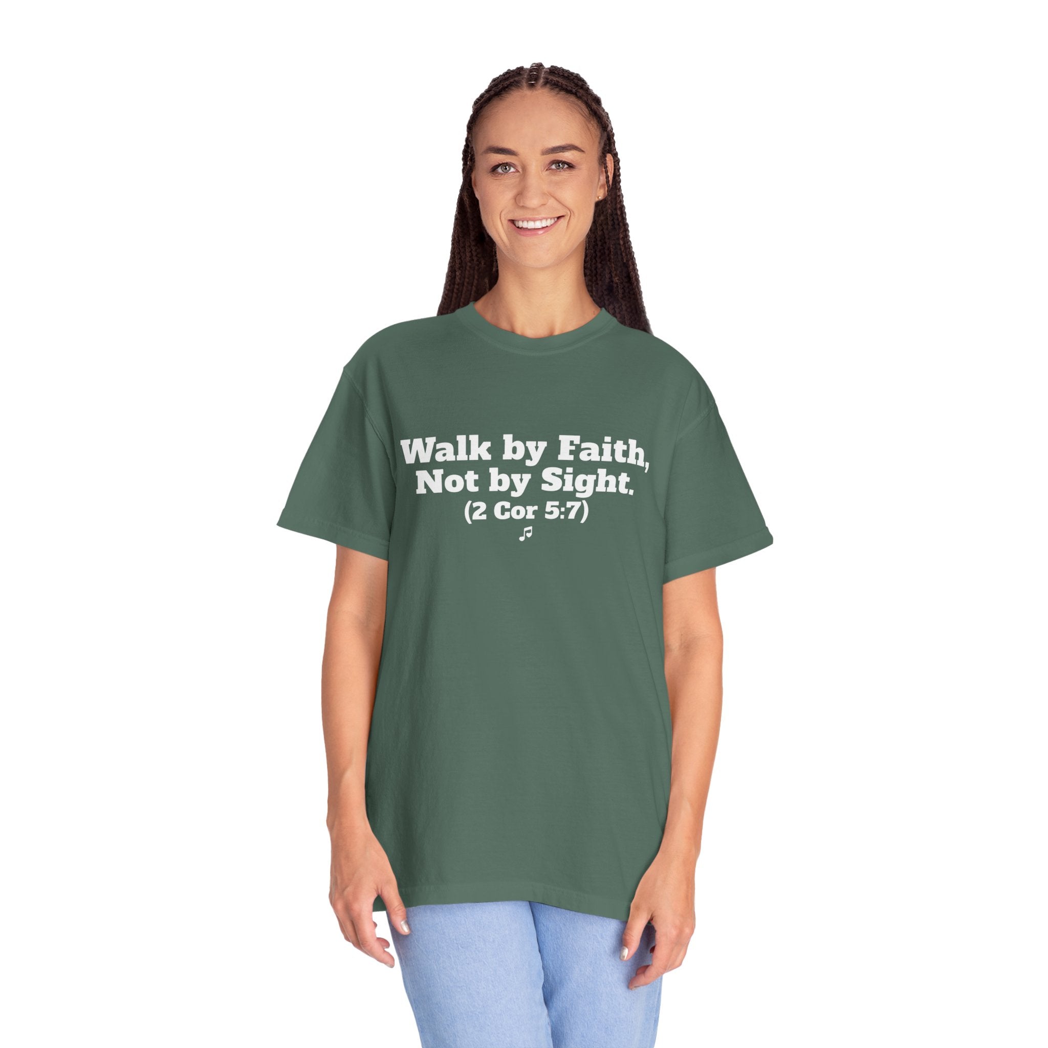 T-Shirt — Classic Blank White Tee (Unisex Garment-Dyed)