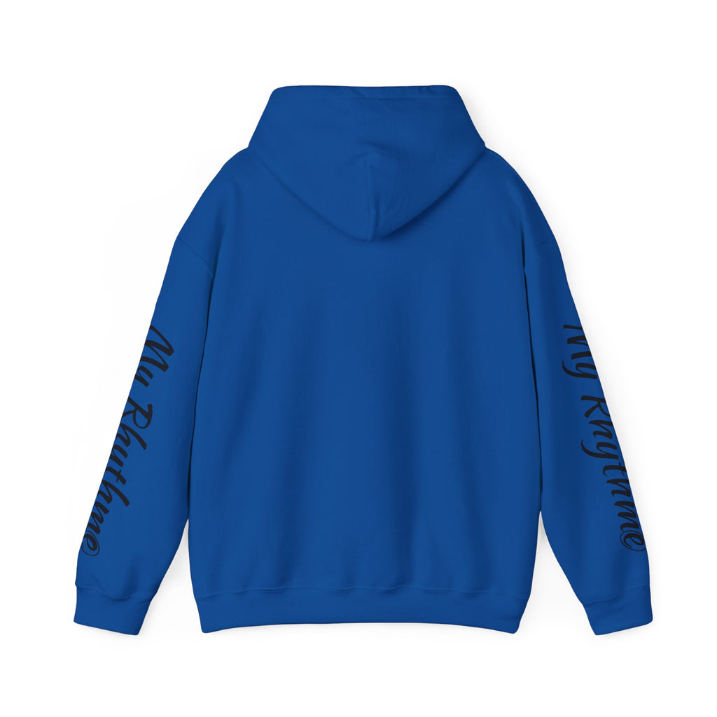 Rhythmic Note Hoodie — "My Rhythme" Music-Inspired Pullover