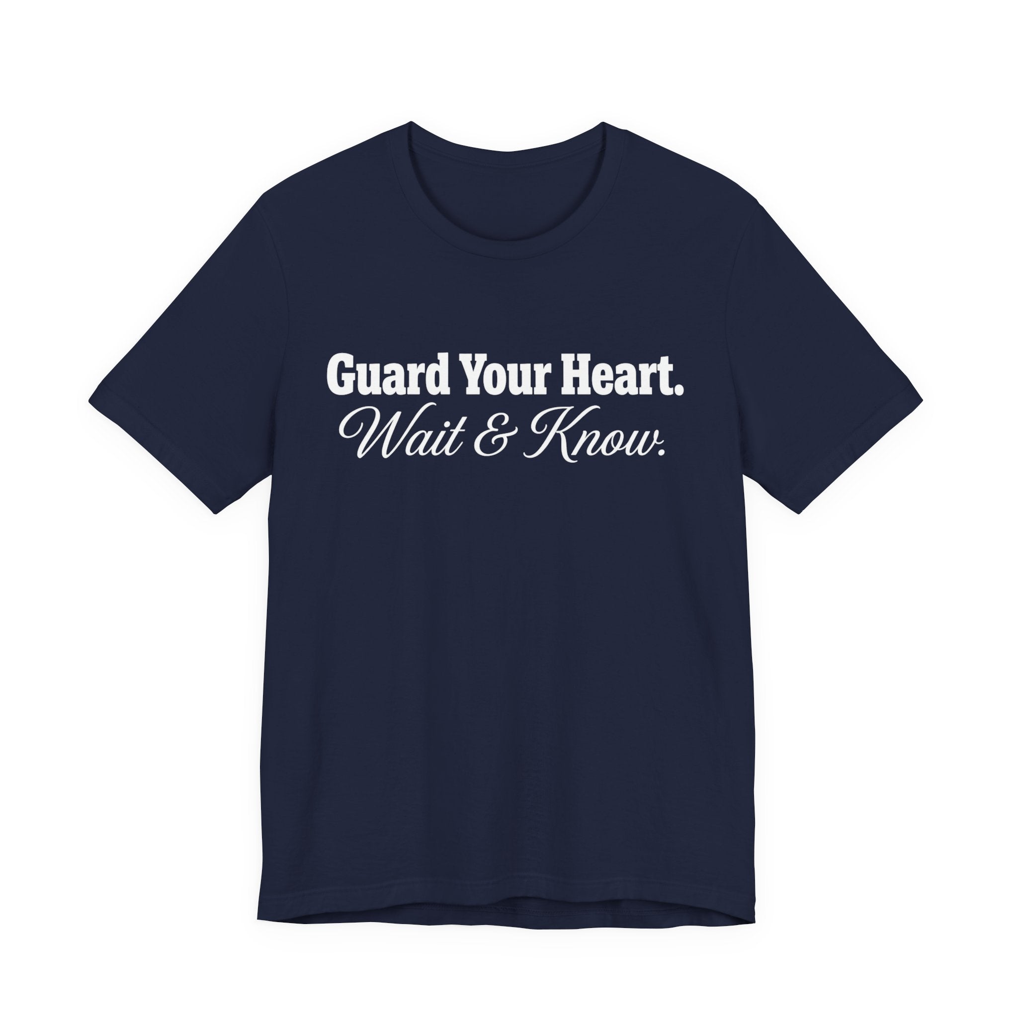 Guard Your Heart — Unisex Jersey Short Sleeve T-Shirt