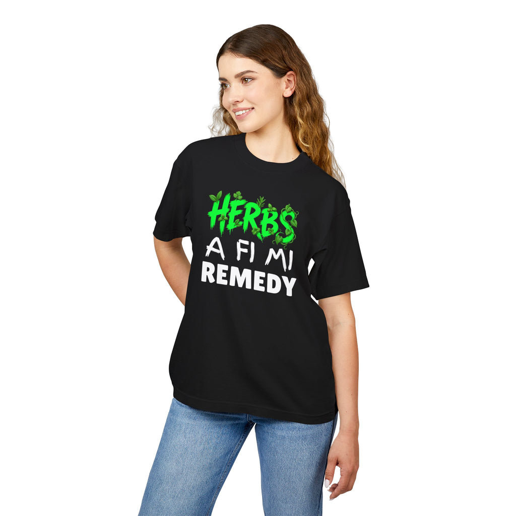 "Herbs A Fi Mi Remedy" Urban Streetwear Graphic Tee - T-Shirt