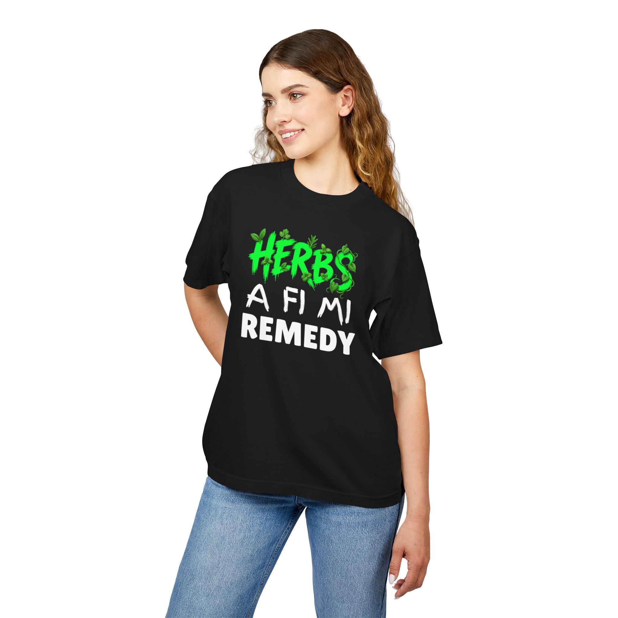 "Herbs A Fi Mi Remedy" Urban Streetwear Graphic Tee - T-Shirt