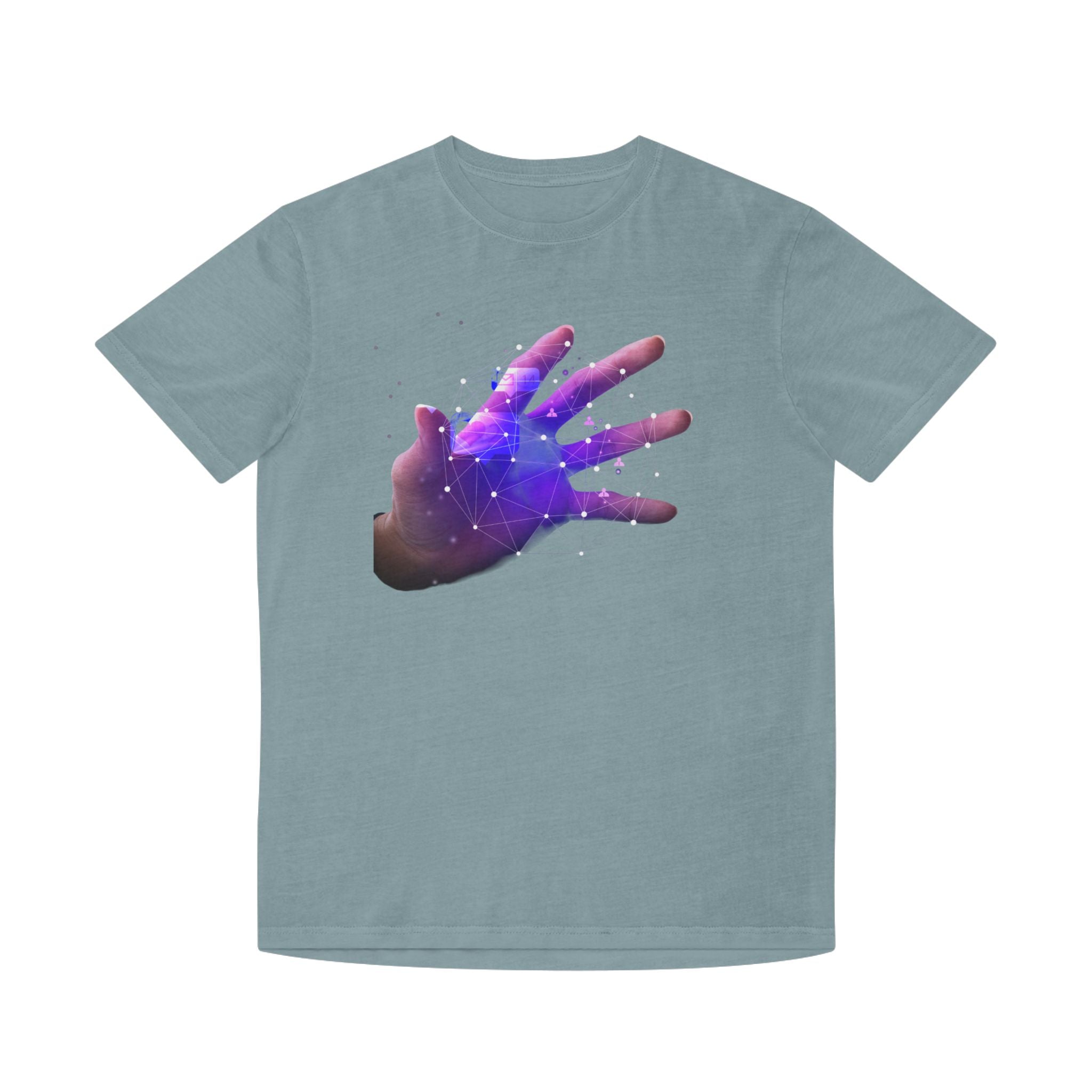 Galaxy Hand Tee — Cosmic Space Hand Graphic T-Shirt