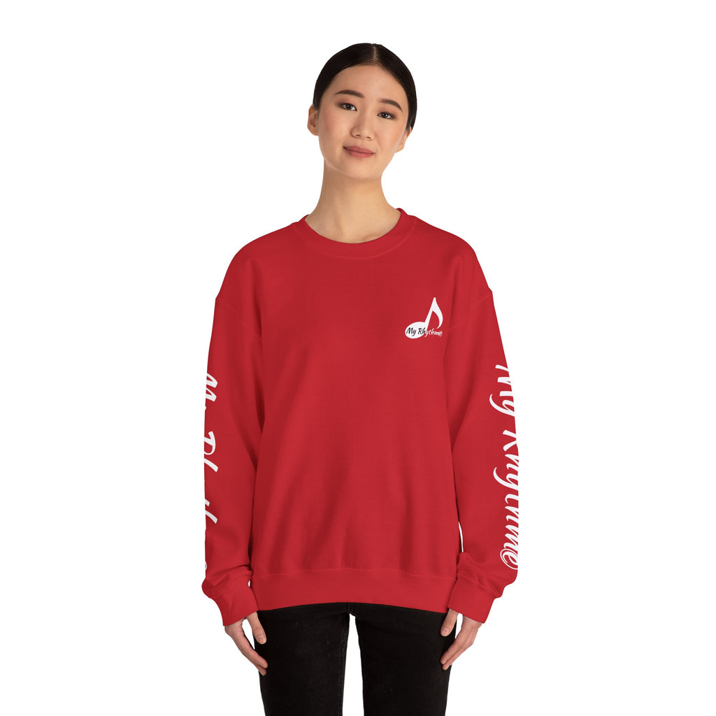 Crewneck Sweatshirt - 'My Rhythme' Music Note Graphic