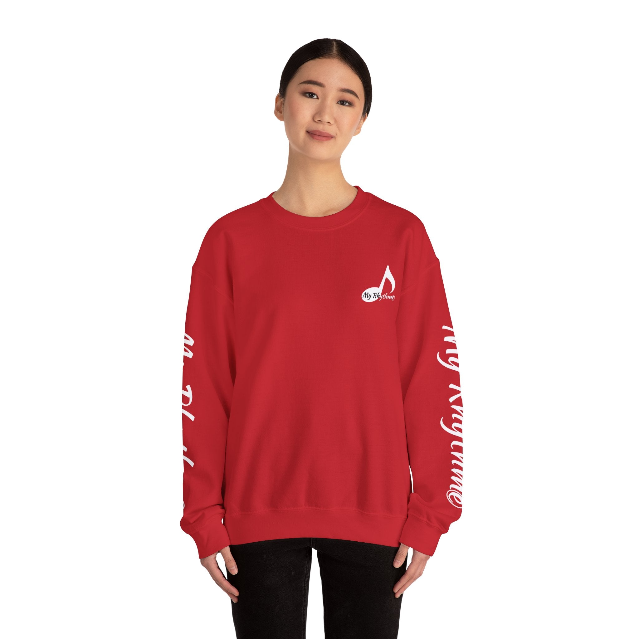 Crewneck Sweatshirt - 'My Rhythme' Music Note Graphic