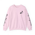 Music Note Crewneck Sweatshirt — "My Rhythme" Graphic for Musicians & Music Lovers