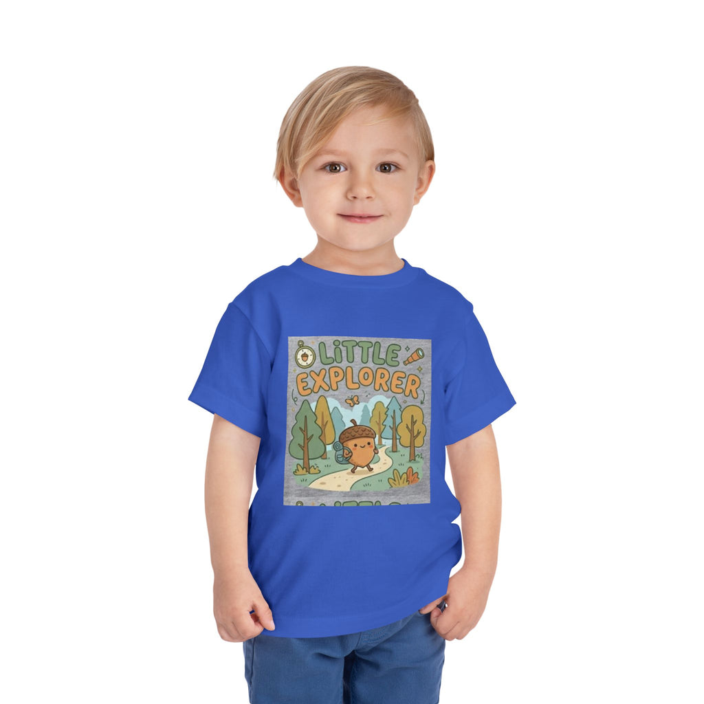Little Explorer Toddler Tee – Cute Forest Adventure Graphic