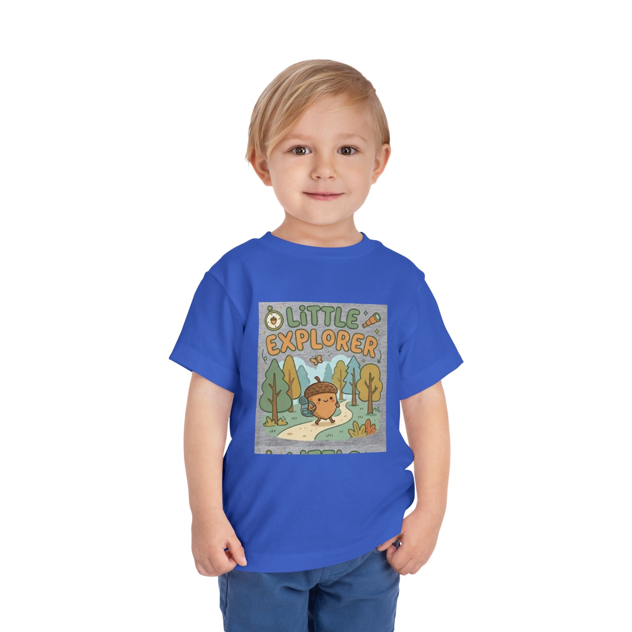 Little Explorer Toddler Tee – Cute Forest Adventure Graphic