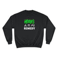 Herbs A Fi Mi Remedy Sweatshirt — Jamaican Patois Herbal Remedy Champion Crewneck