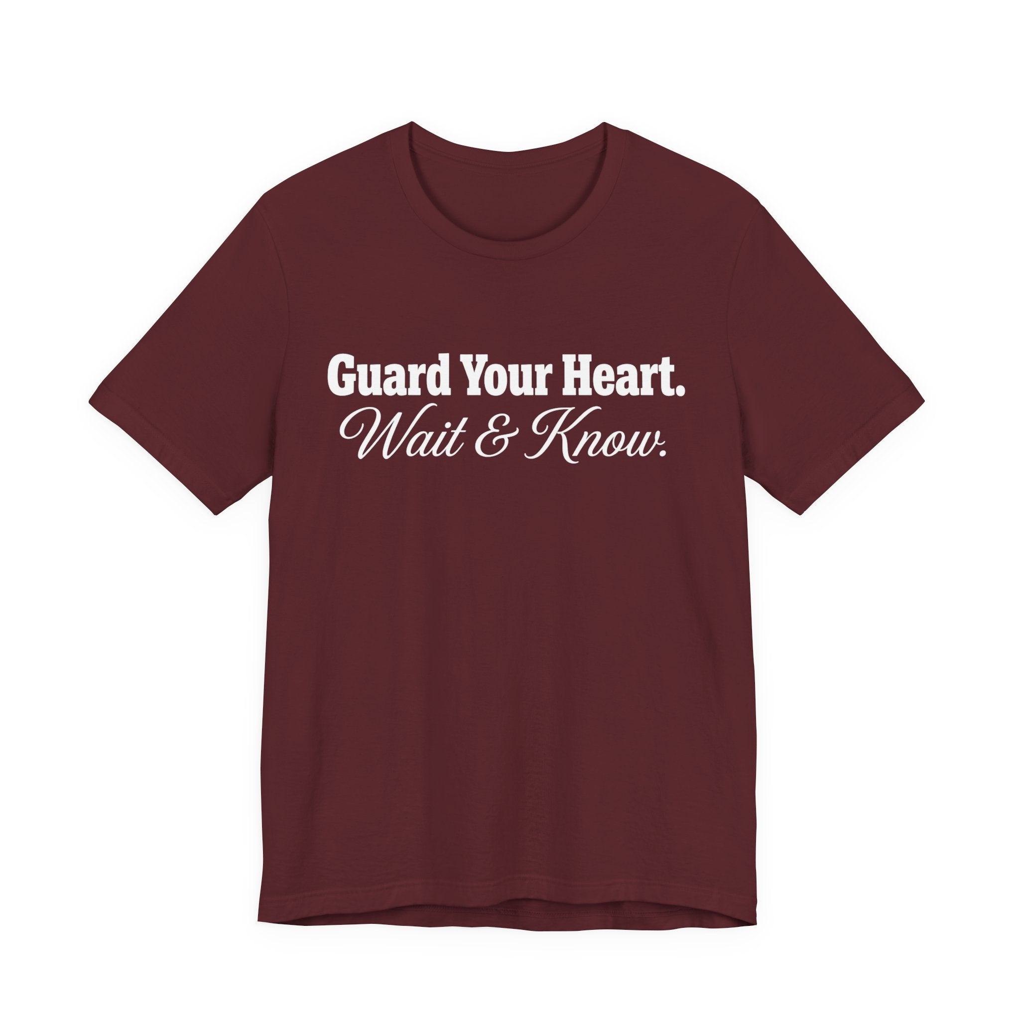 Guard Your Heart — Unisex Jersey Short Sleeve T-Shirt