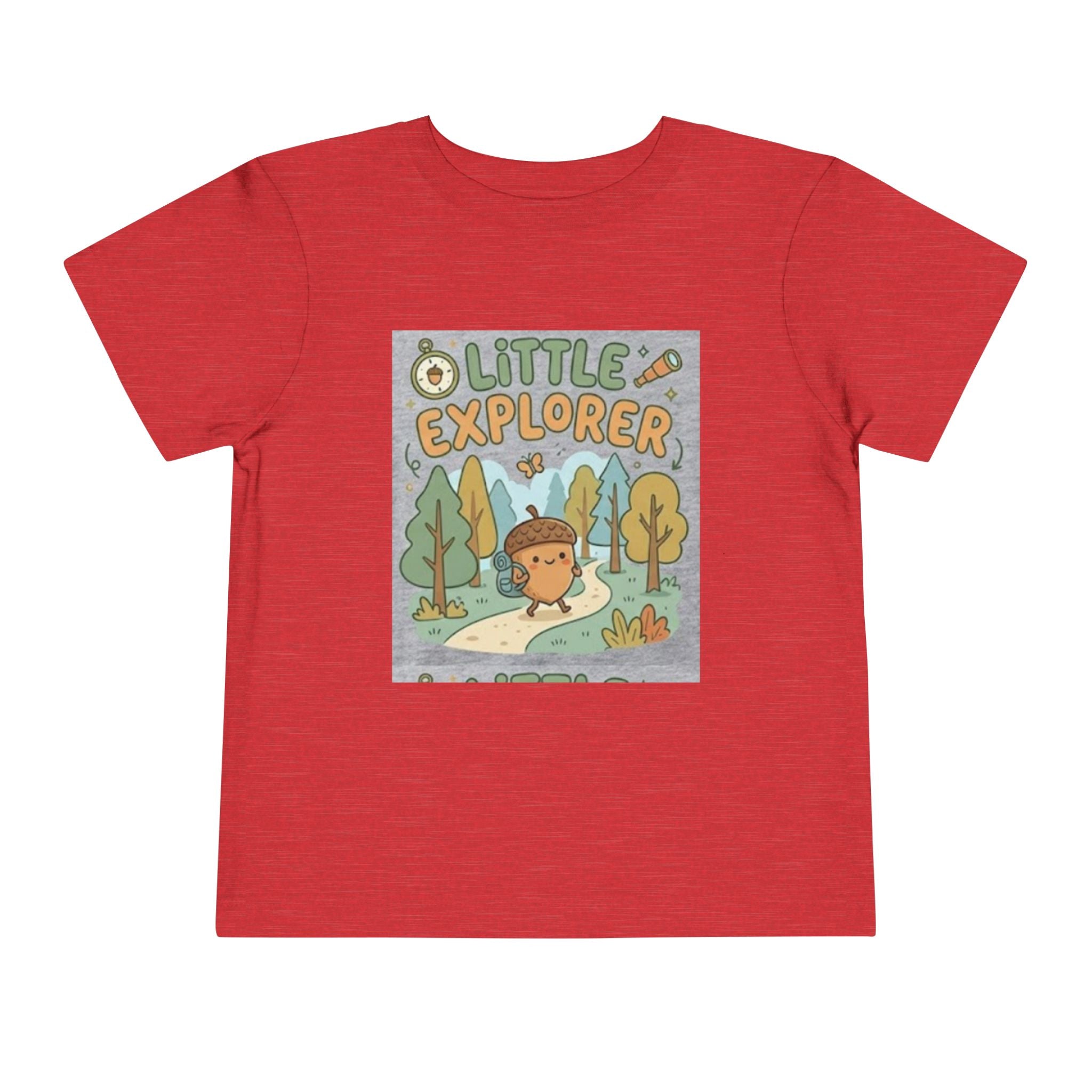 Little Explorer Toddler Tee – Cute Forest Adventure Graphic