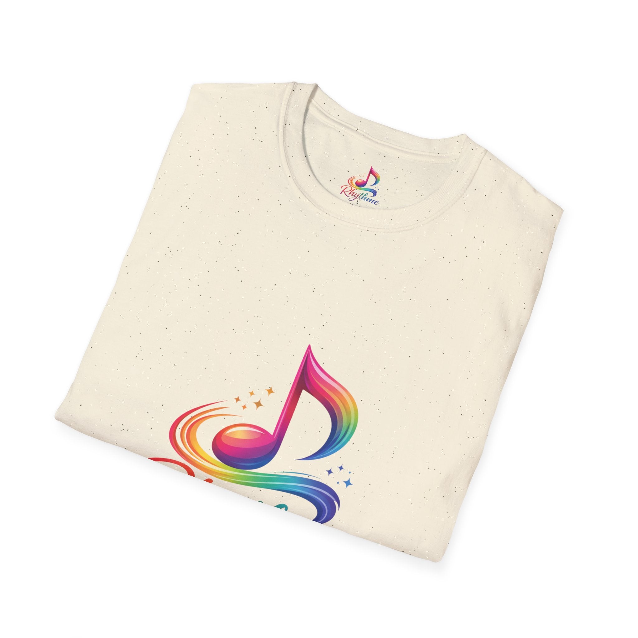 Rhythme Rainbow Music Note T-Shirt