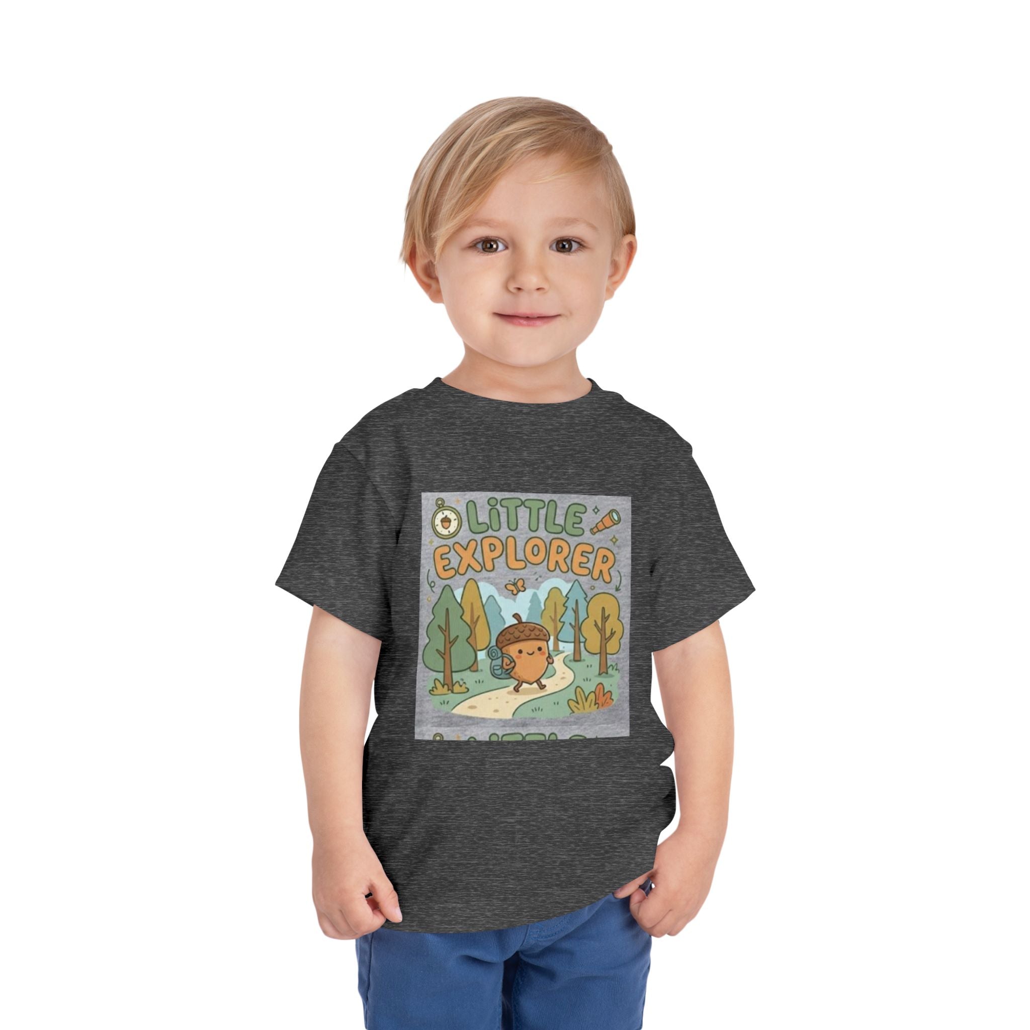 Little Explorer Toddler Tee – Cute Forest Adventure Graphic