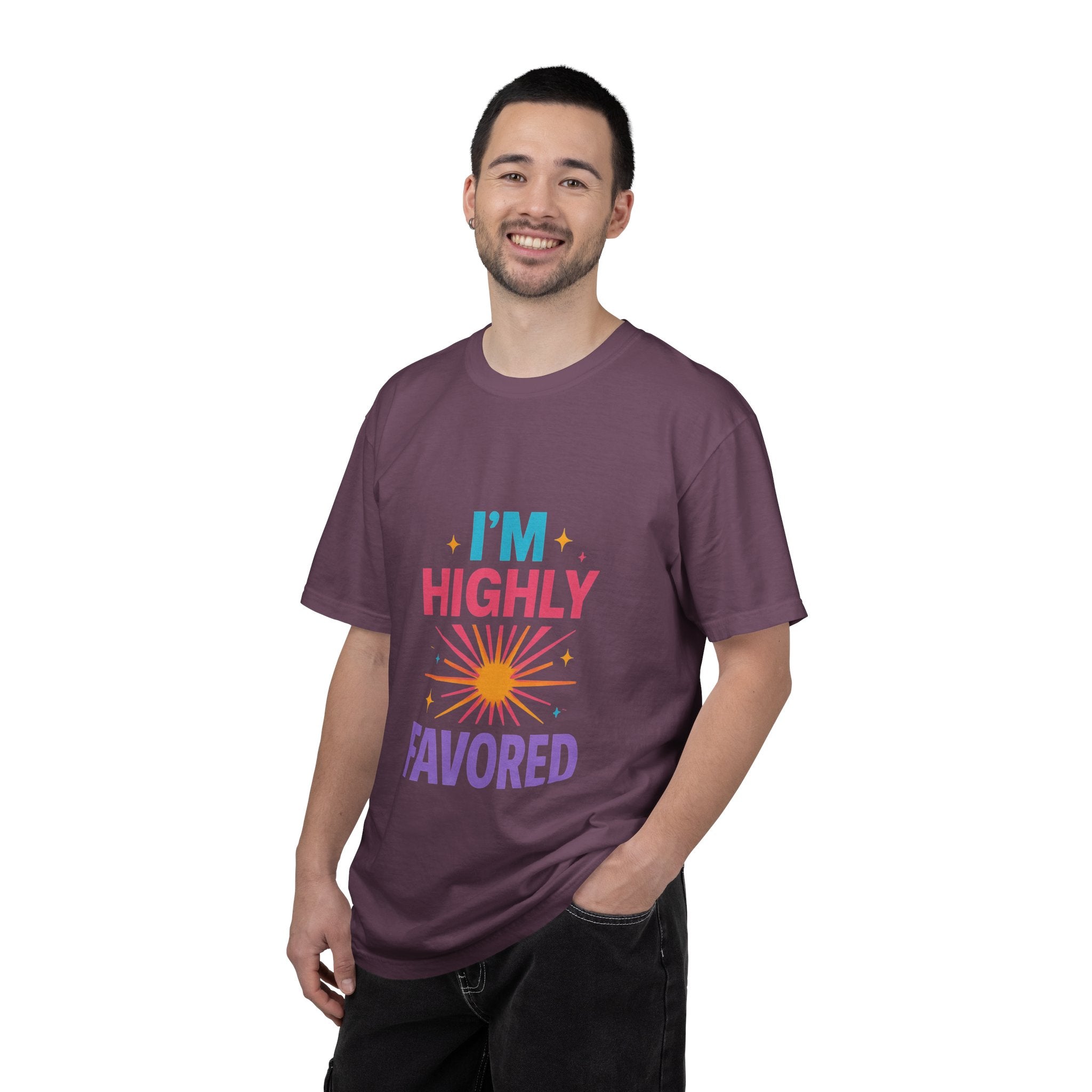 I'm Highly Favored T-Shirt — Positive Faith Graphic Tee