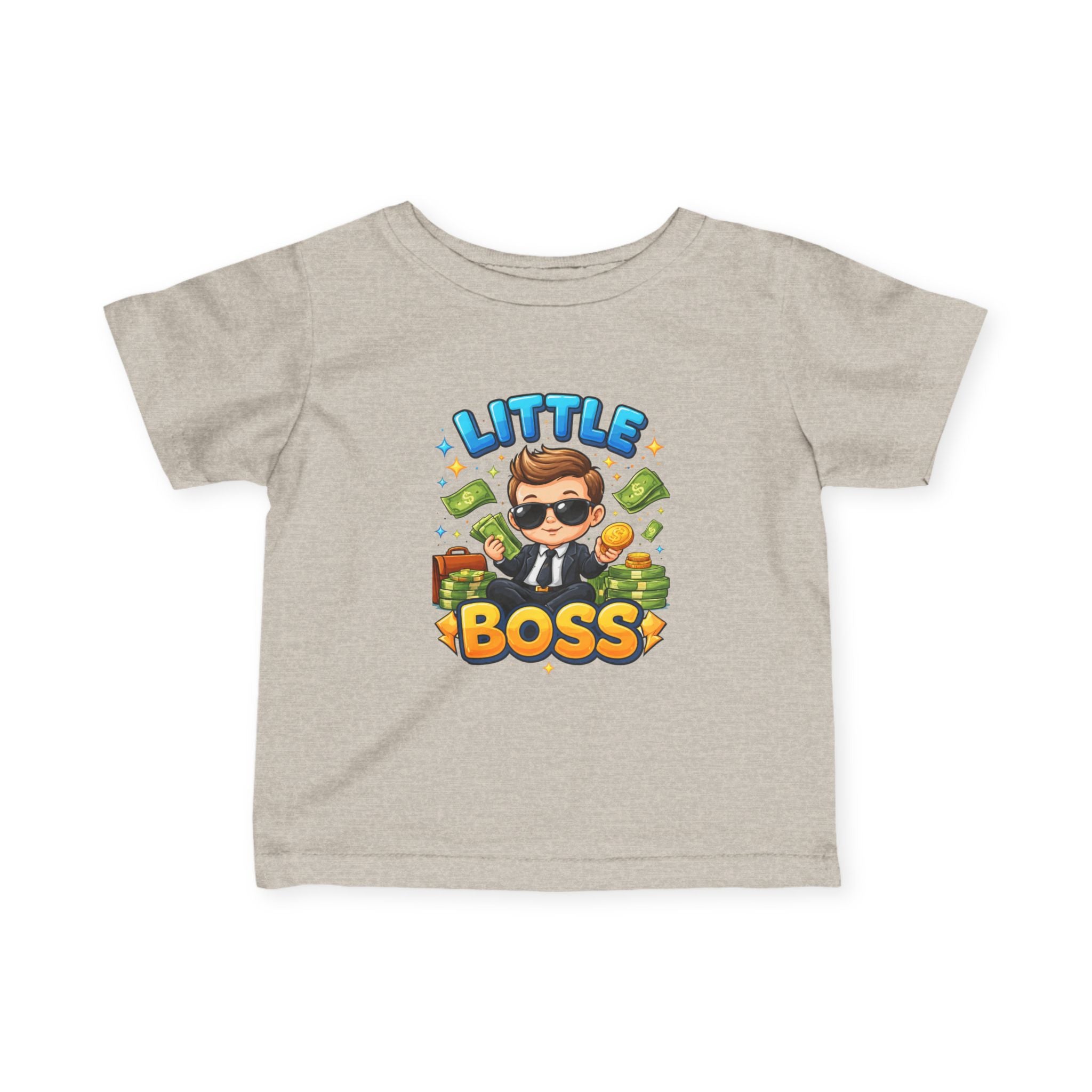 Little Boss Infant Tee – Cute Money Boss Baby Graphic Shirt