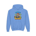 Youth Hoodie — "Little Boss" Cute Kid Money Cartoon Pullover
