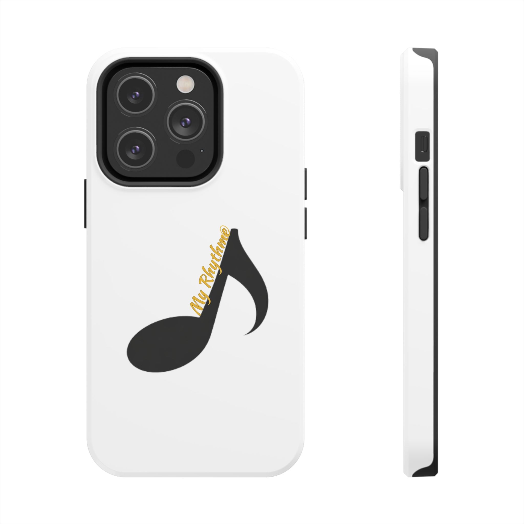Tough Phone Case — Musical Note "My Rhythme" Design