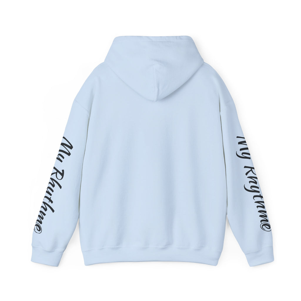 Rhythmic Note Hoodie — "My Rhythme" Music-Inspired Pullover