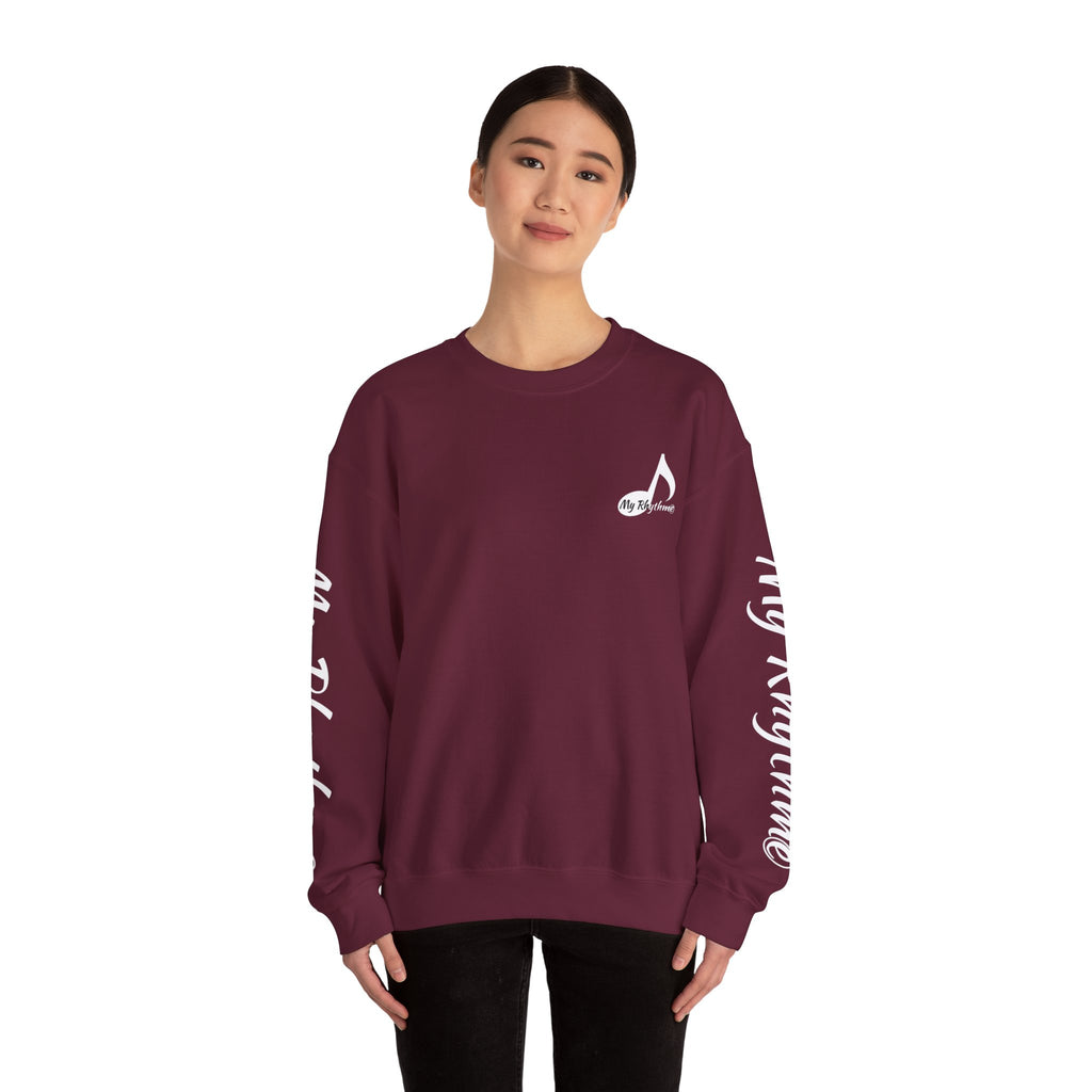 Crewneck Sweatshirt - 'My Rhythme' Music Note Graphic