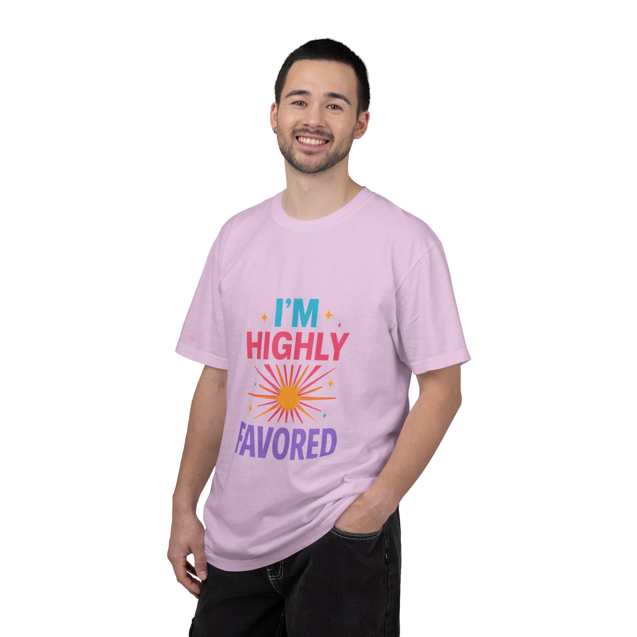 I'm Highly Favored T-Shirt — Positive Faith Graphic Tee