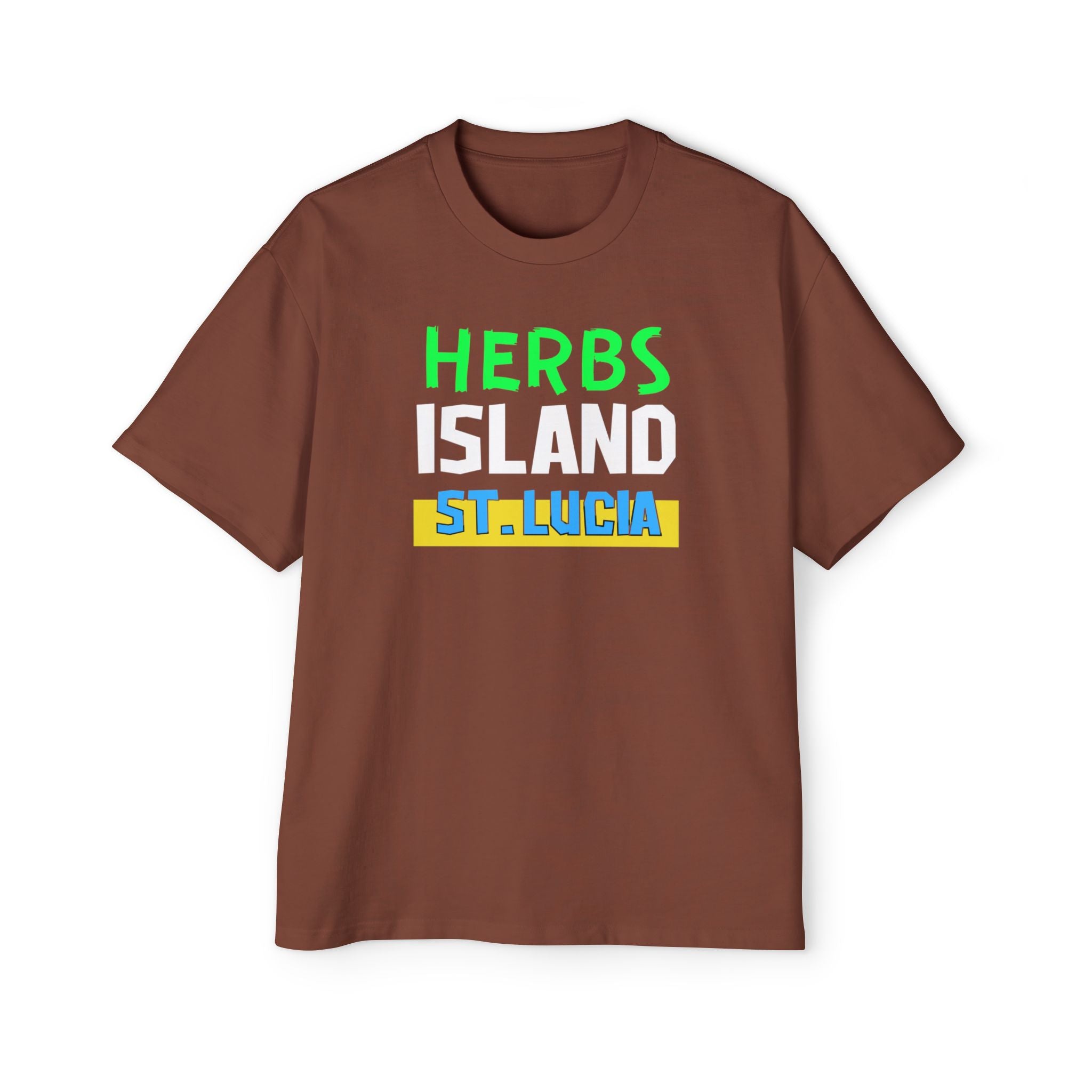 Herbs Island St. Lucia Tee — Caribbean Vacation Graphic T‑Shirt