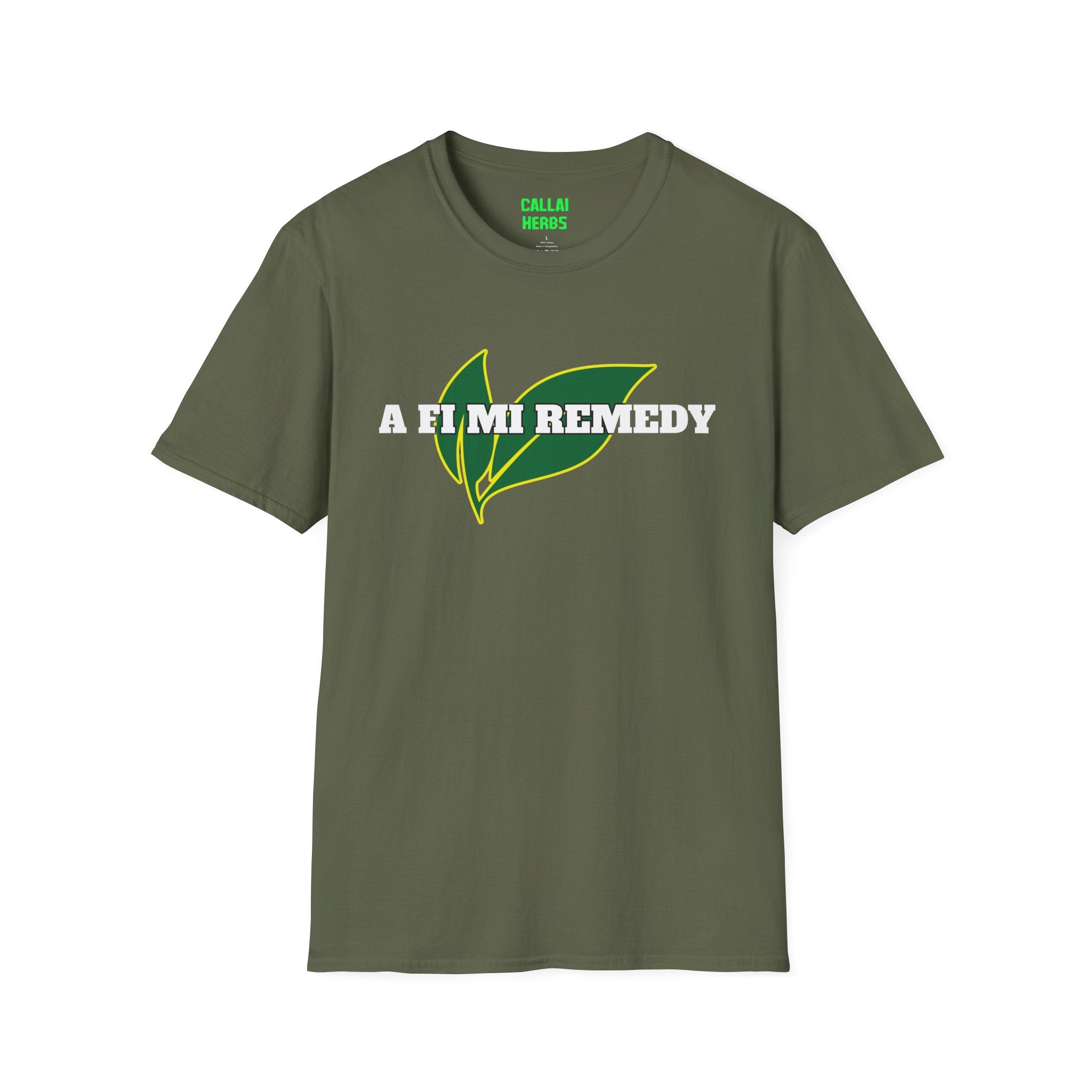 A Fi Mi Remedy T-Shirt — Jamaican Herbal Vibes Tee