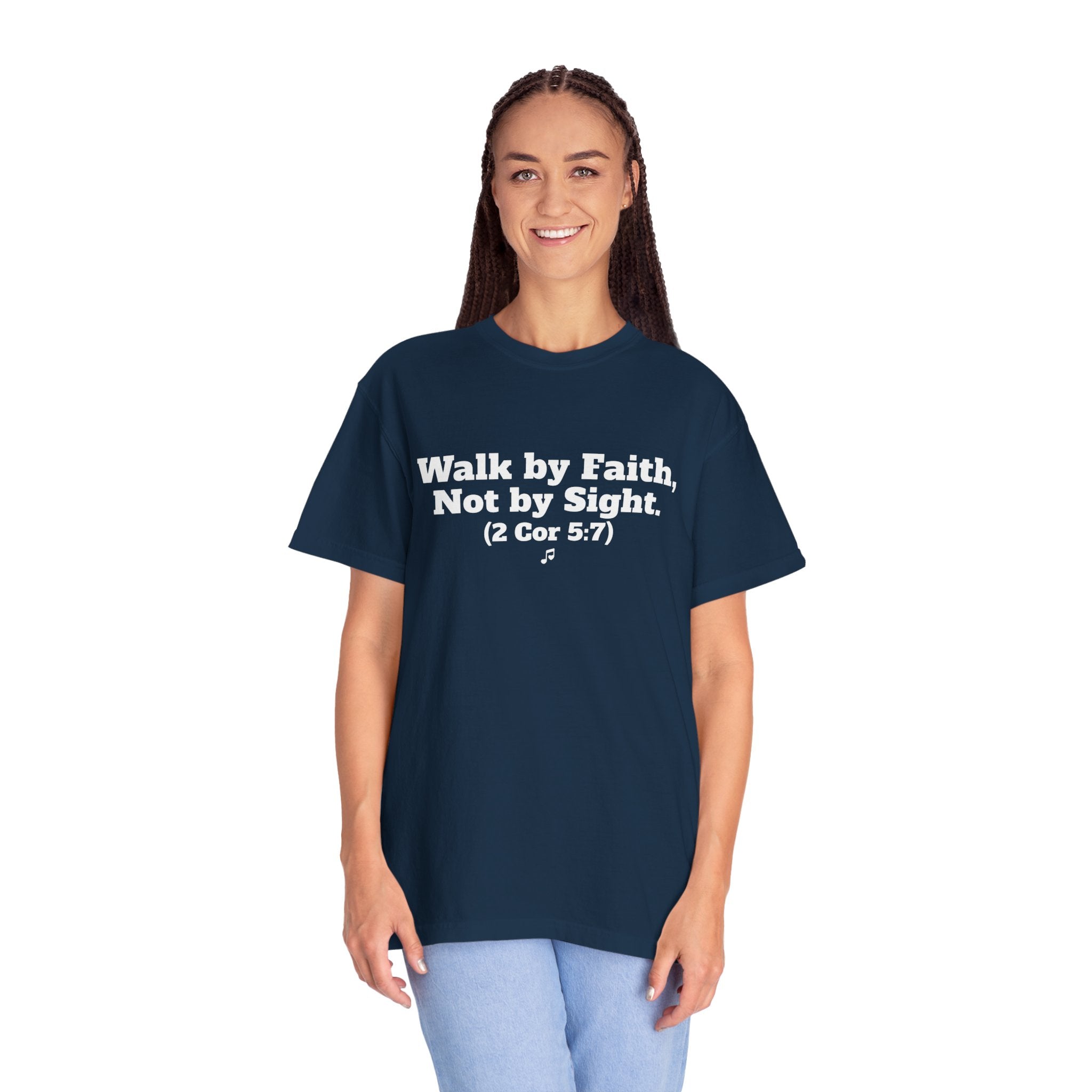 T-Shirt — Classic Blank White Tee (Unisex Garment-Dyed)