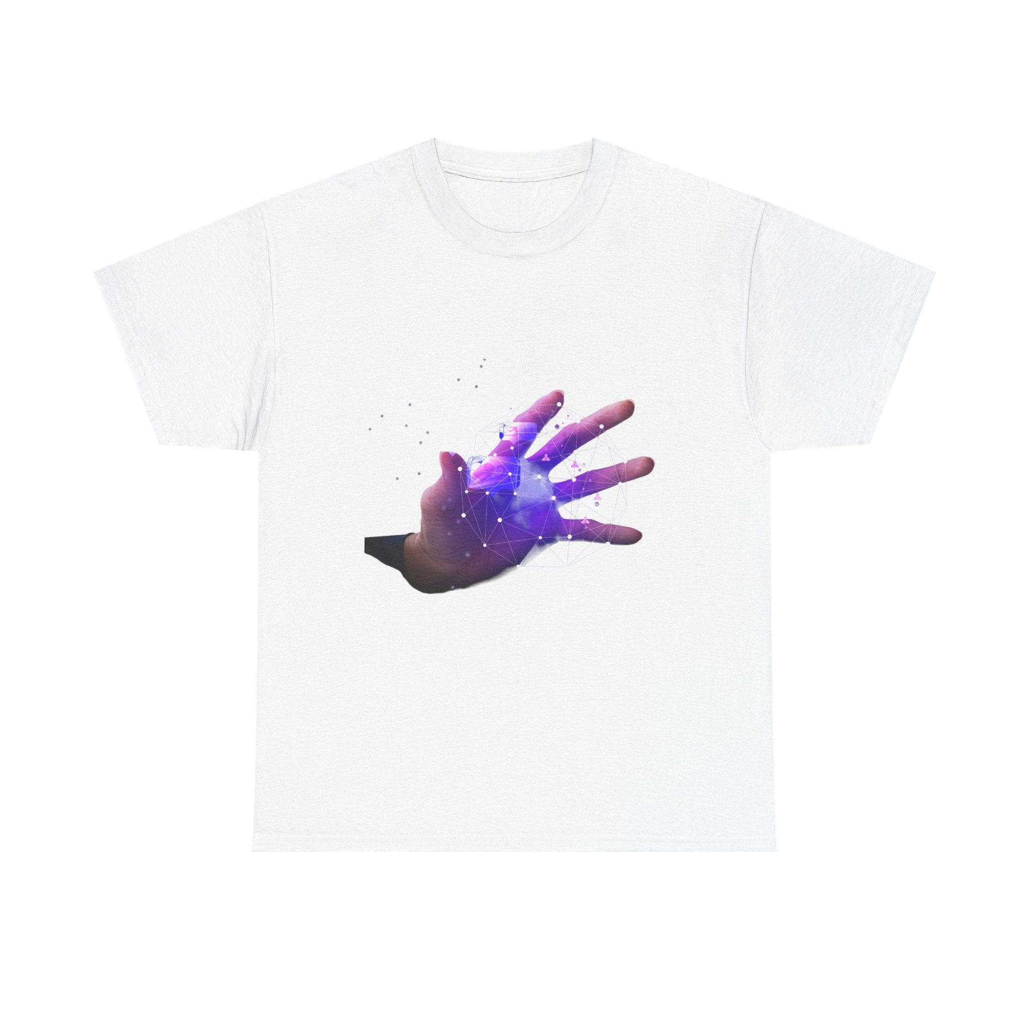 Galaxy Hand T-Shirt — Cosmic Palm Space Tee