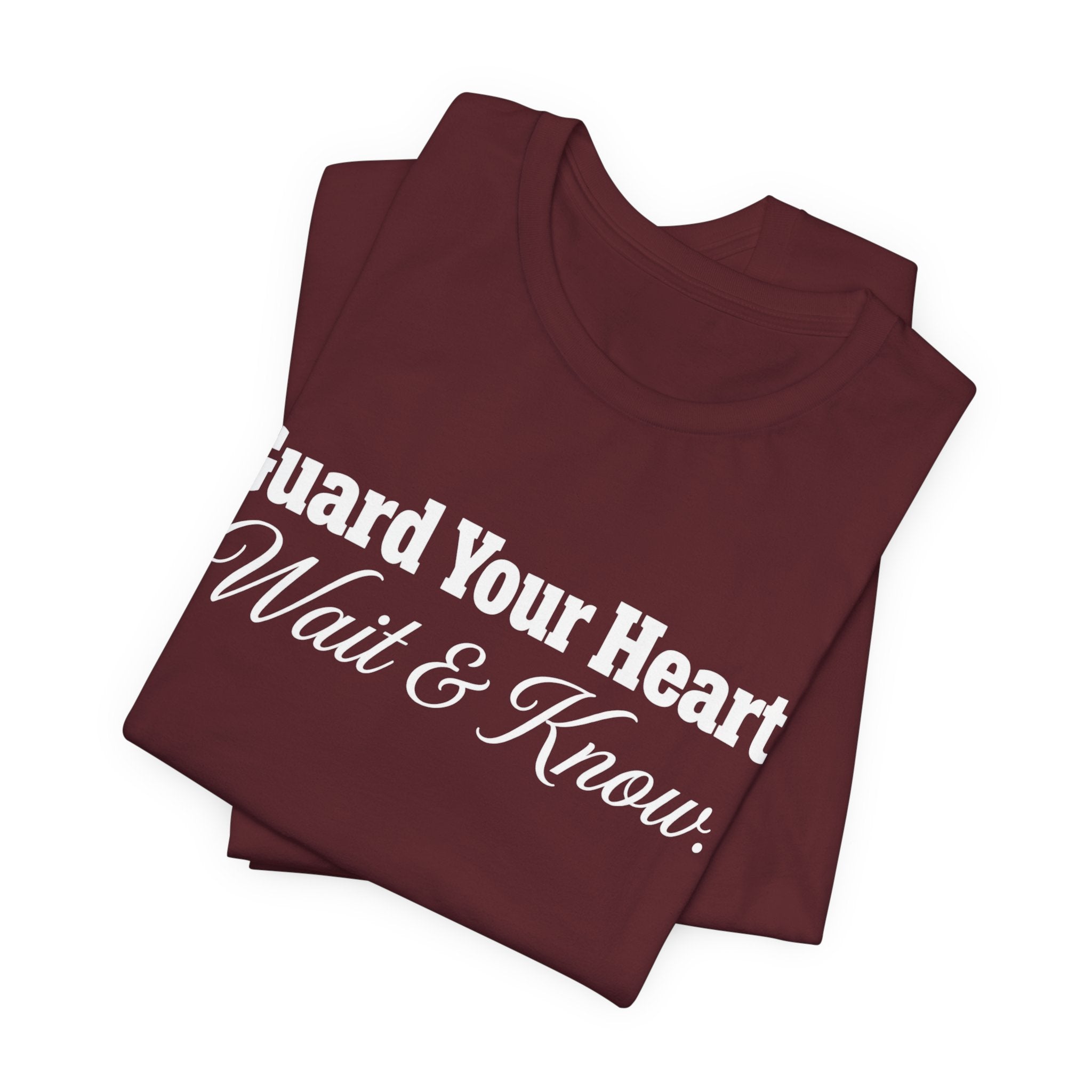 Guard Your Heart — Unisex Jersey Short Sleeve T-Shirt