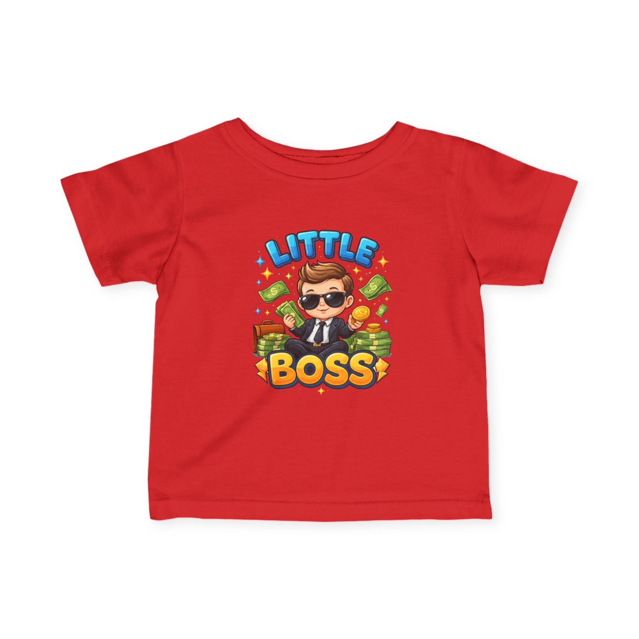 Little Boss Infant Tee – Cute Money Boss Baby Graphic Shirt