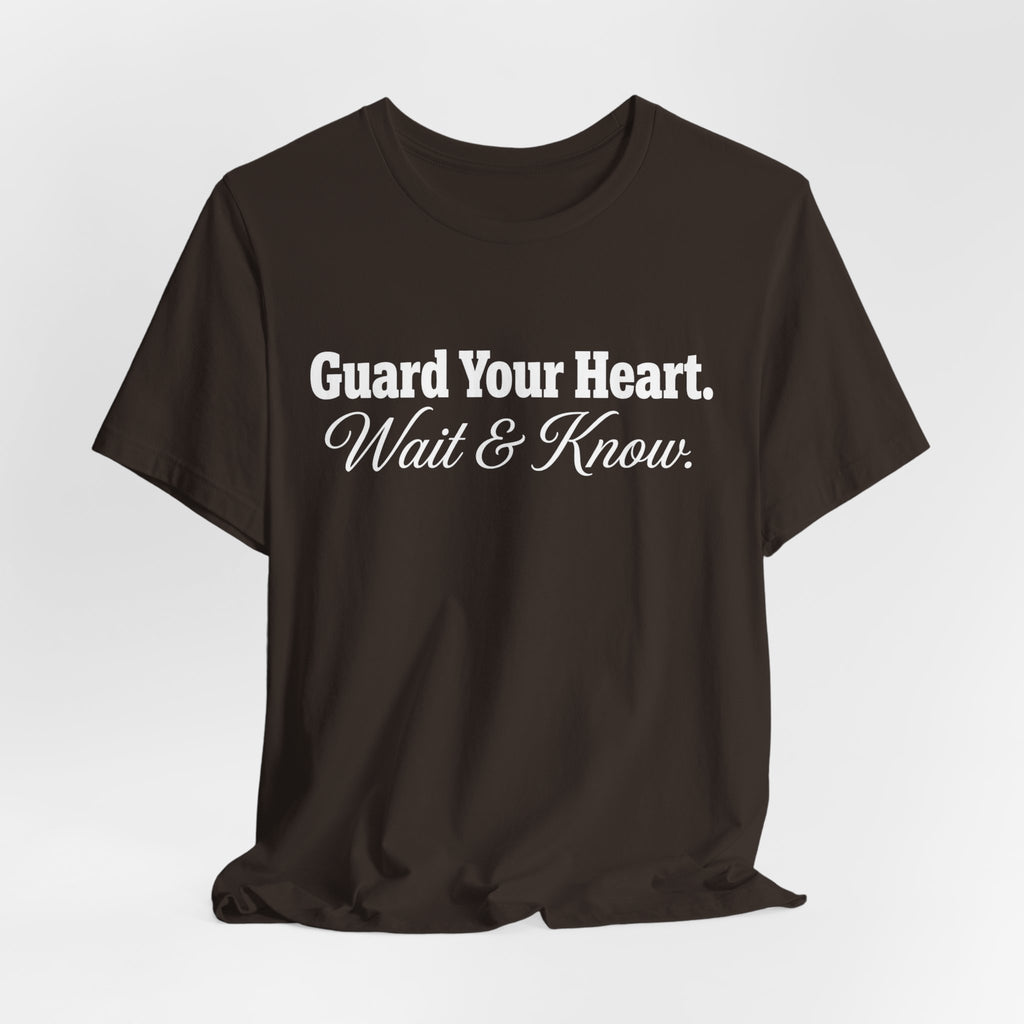 Guard Your Heart — Unisex Jersey Short Sleeve T-Shirt