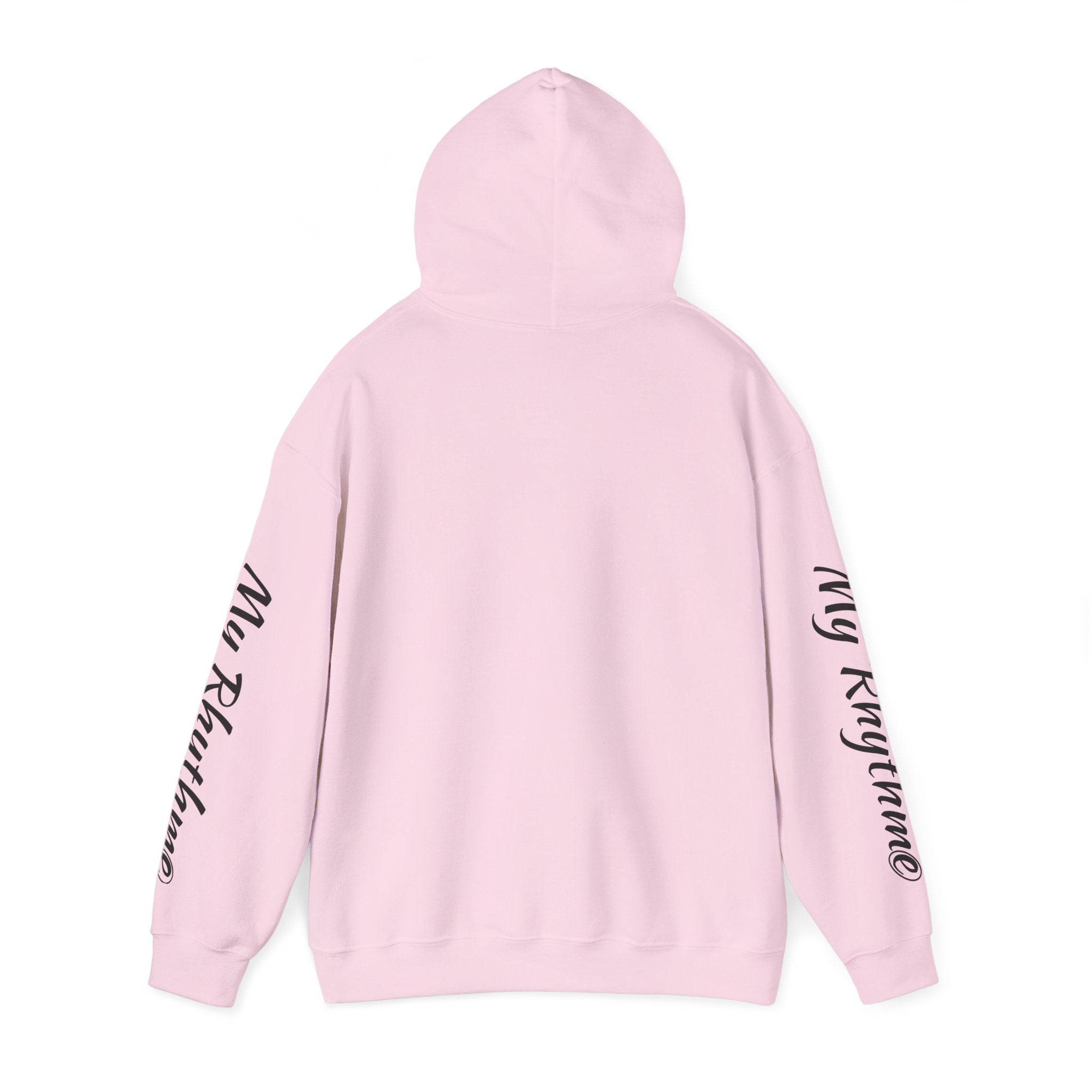 Rhythmic Note Hoodie — "My Rhythme" Music-Inspired Pullover
