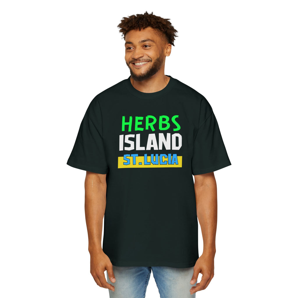 Herbs Island St. Lucia Tee — Caribbean Vacation Graphic T‑Shirt