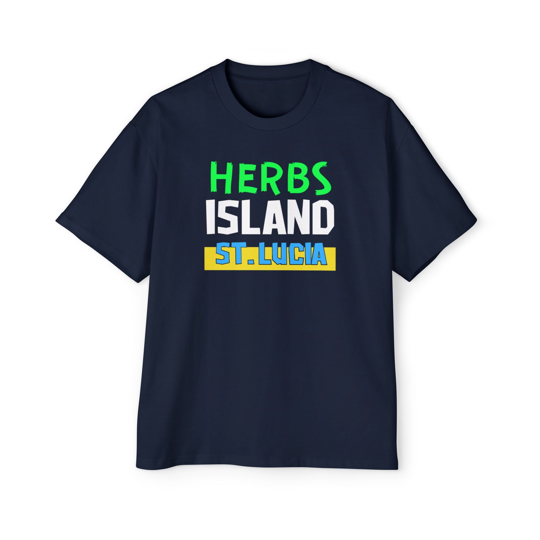 Herbs Island St. Lucia Tee — Caribbean Vacation Graphic T‑Shirt