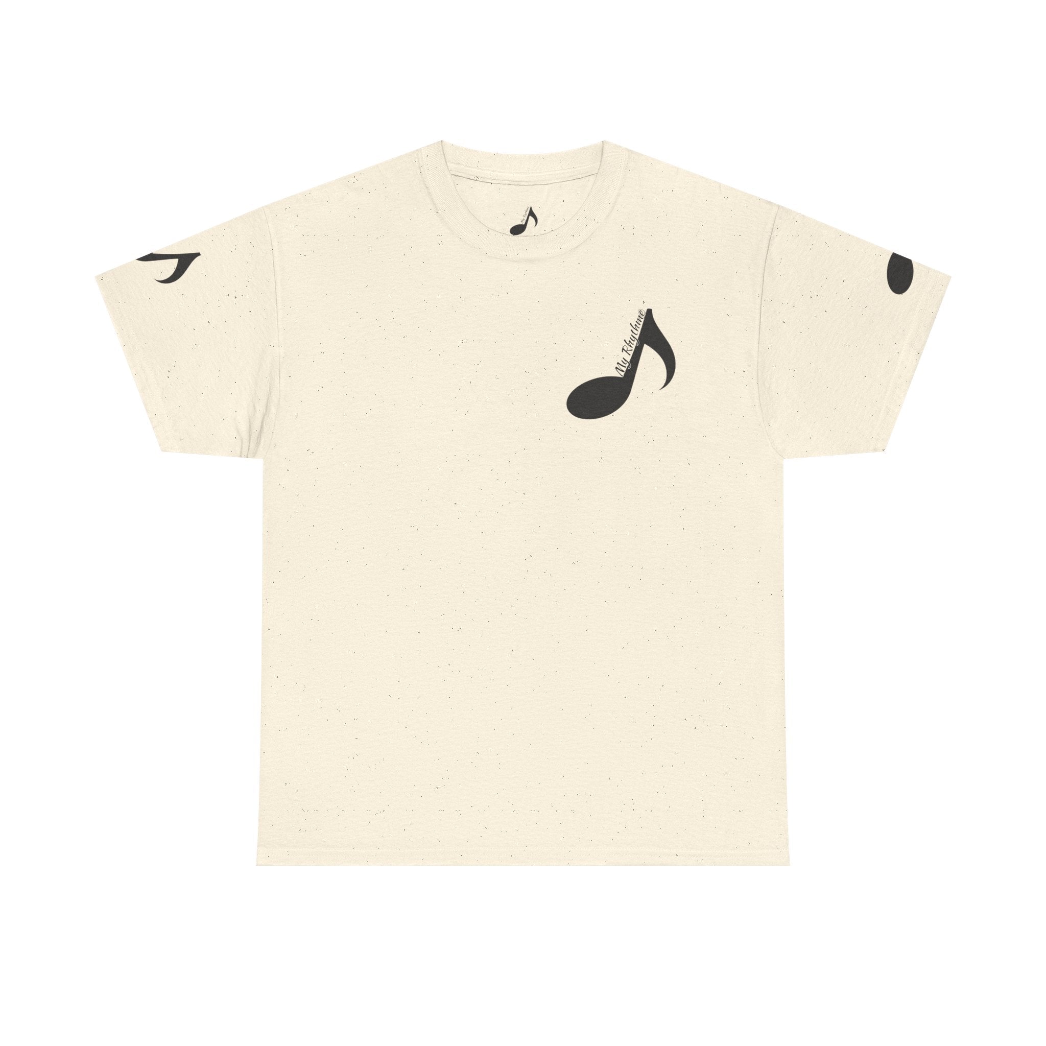 Music Note T‑Shirt — Minimalist Music Lover Tee (Includes "My Rhythme")