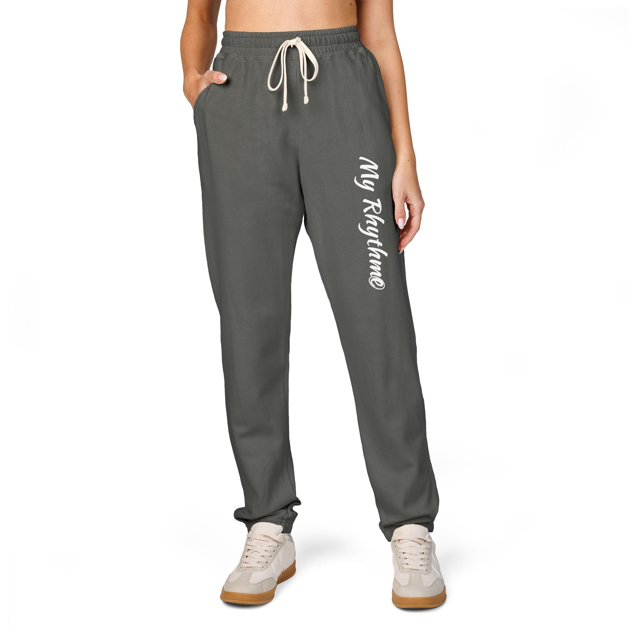 Music Note Joggers — 'My Rhythme' Graphic Sweatpants