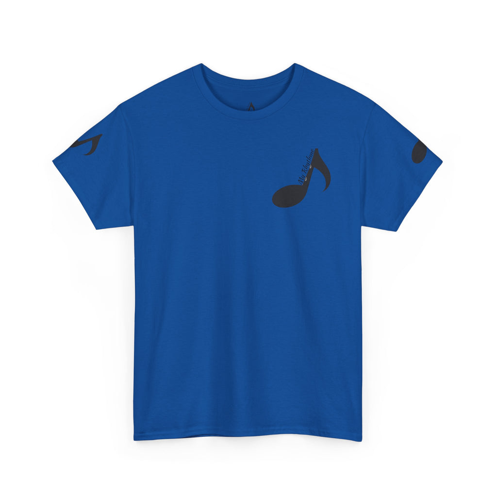 Music Note T‑Shirt — Minimalist Music Lover Tee (Includes "My Rhythme")