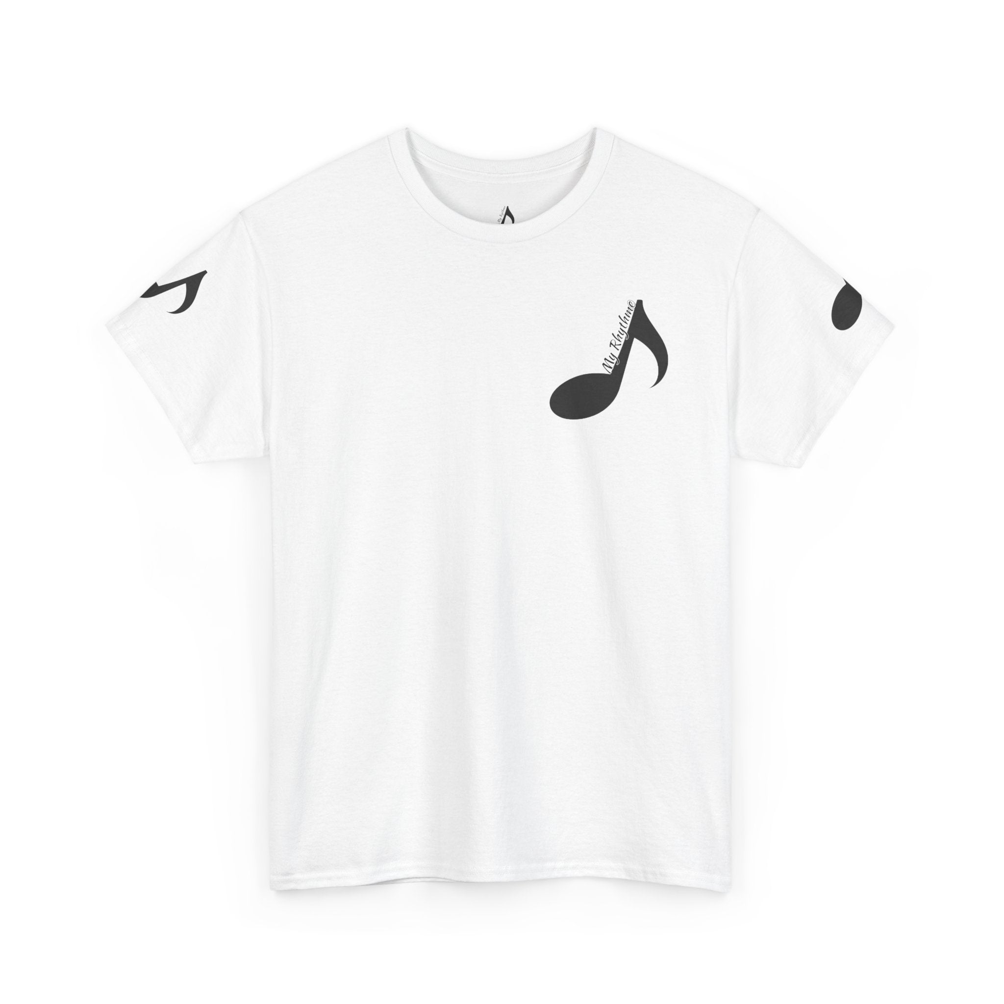 Music Note T‑Shirt — Minimalist Music Lover Tee (Includes "My Rhythme")