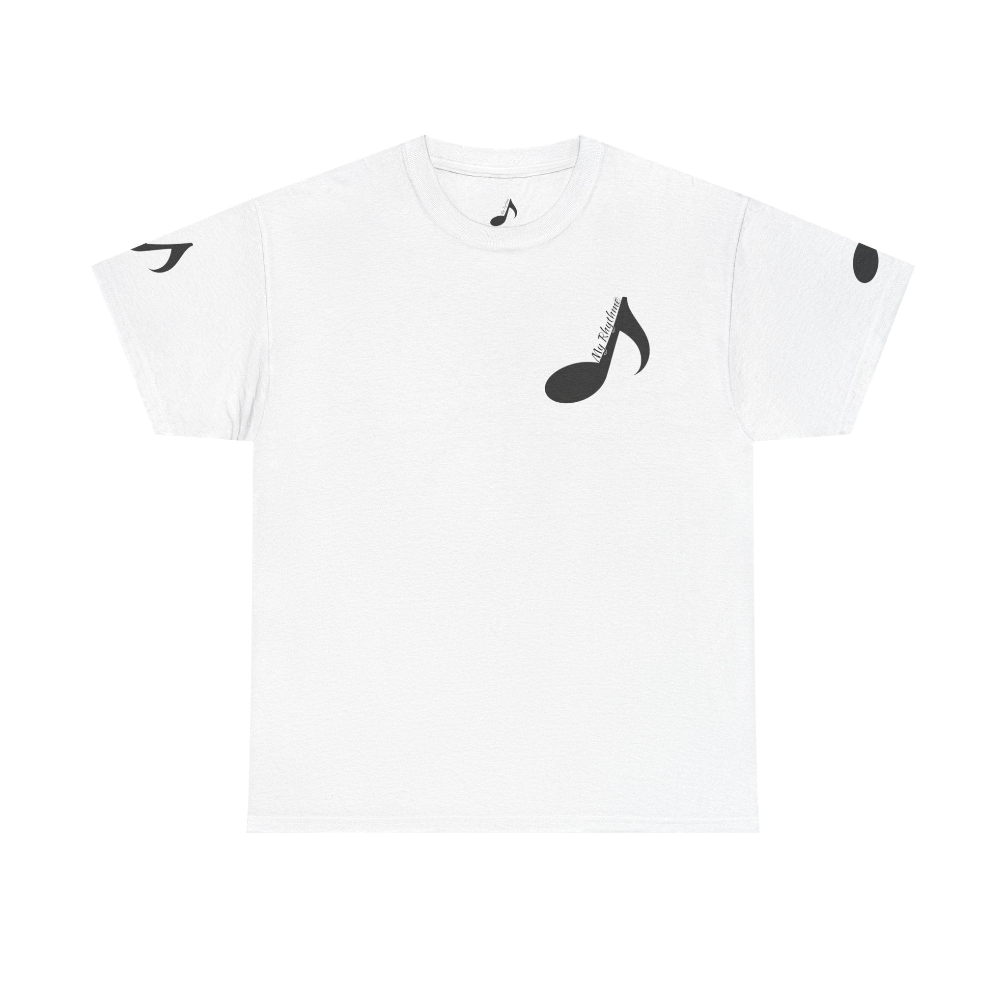 Music Note T‑Shirt — Minimalist Music Lover Tee (Includes "My Rhythme")