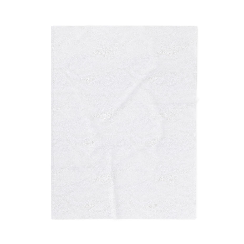 Velveteen Plush Blanket — "My Rhythme" Music Note Cozy Throw for Musicians & Music Lovers