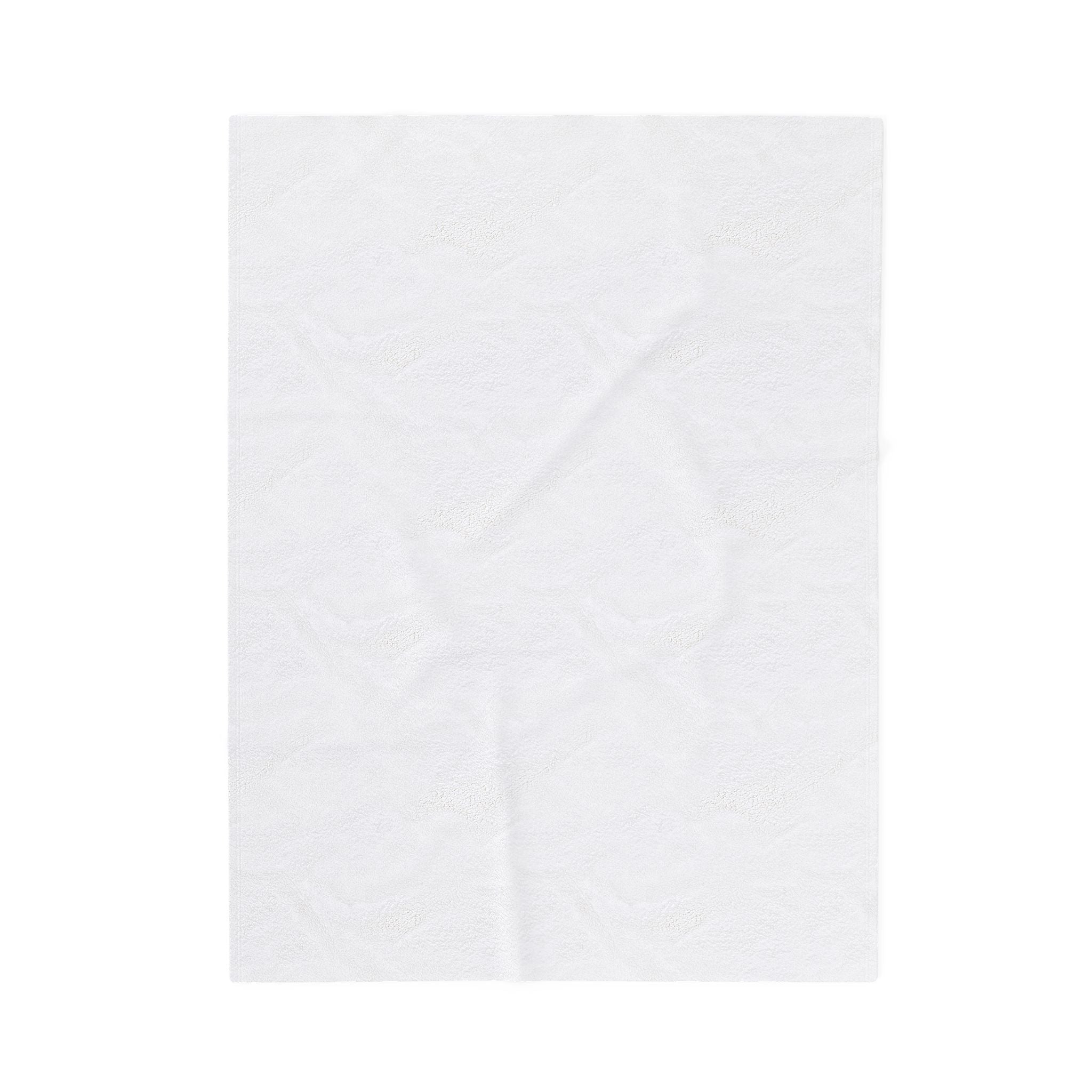 Velveteen Plush Blanket — "My Rhythme" Music Note Cozy Throw for Musicians & Music Lovers
