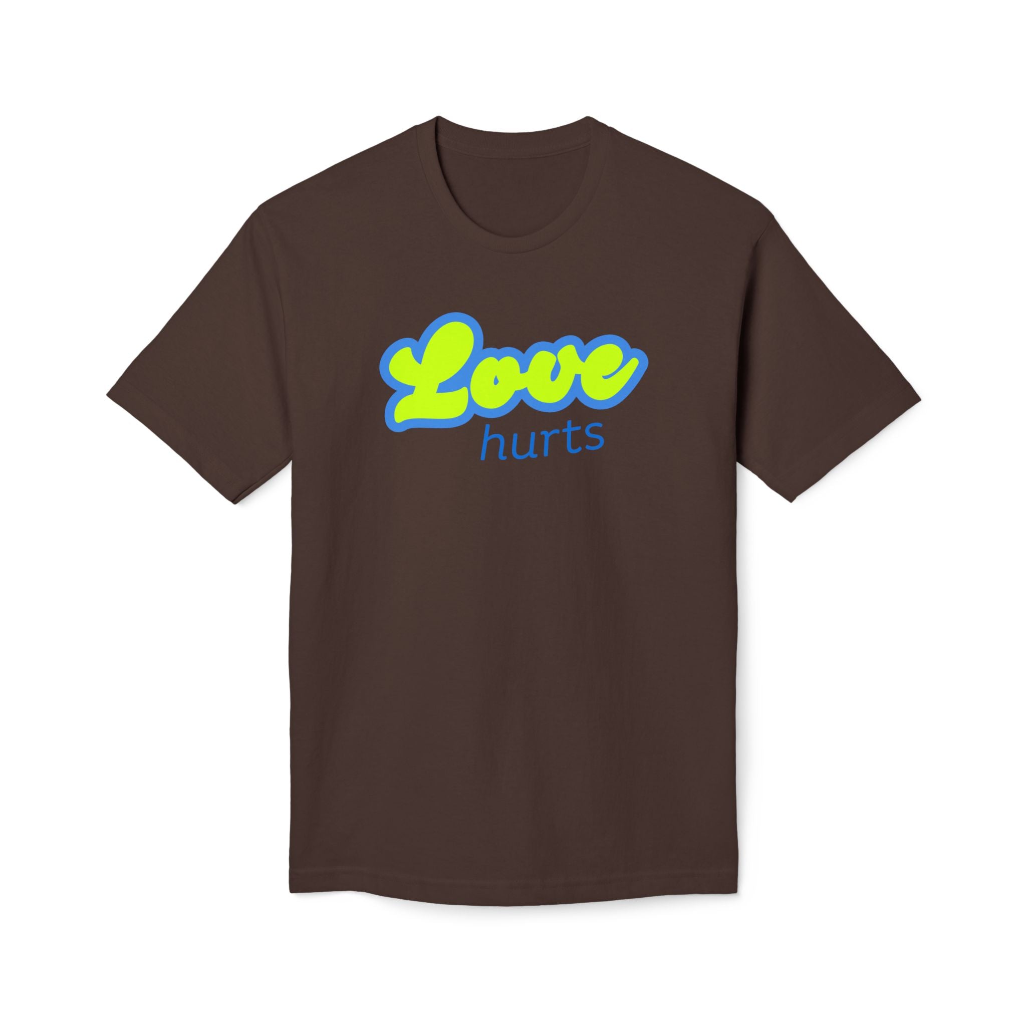 Love Hurts T‑Shirt — "Love hurts" Script Tee with Back "...but hate kills"