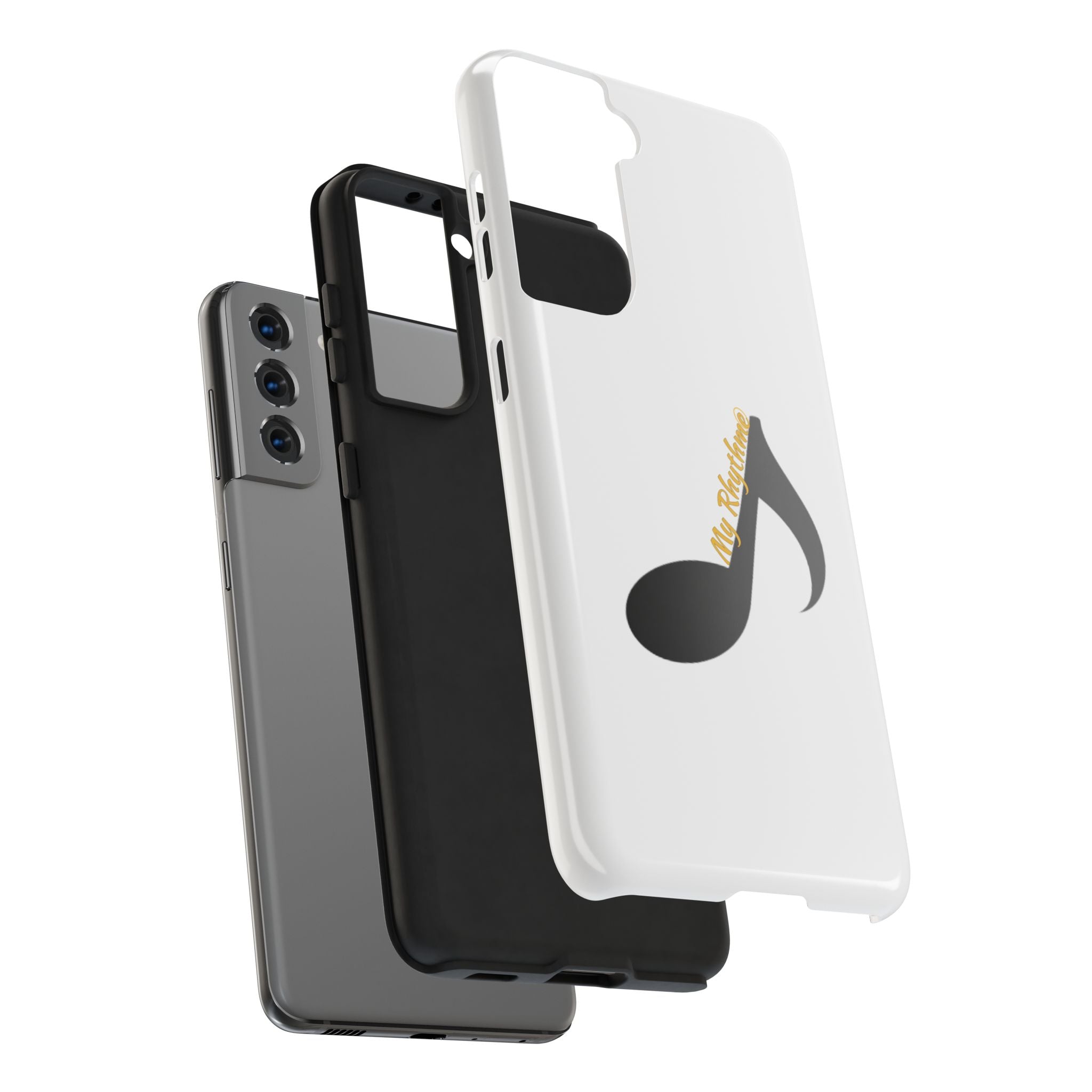 Tough Phone Case — Musical Note "My Rhythme" Design