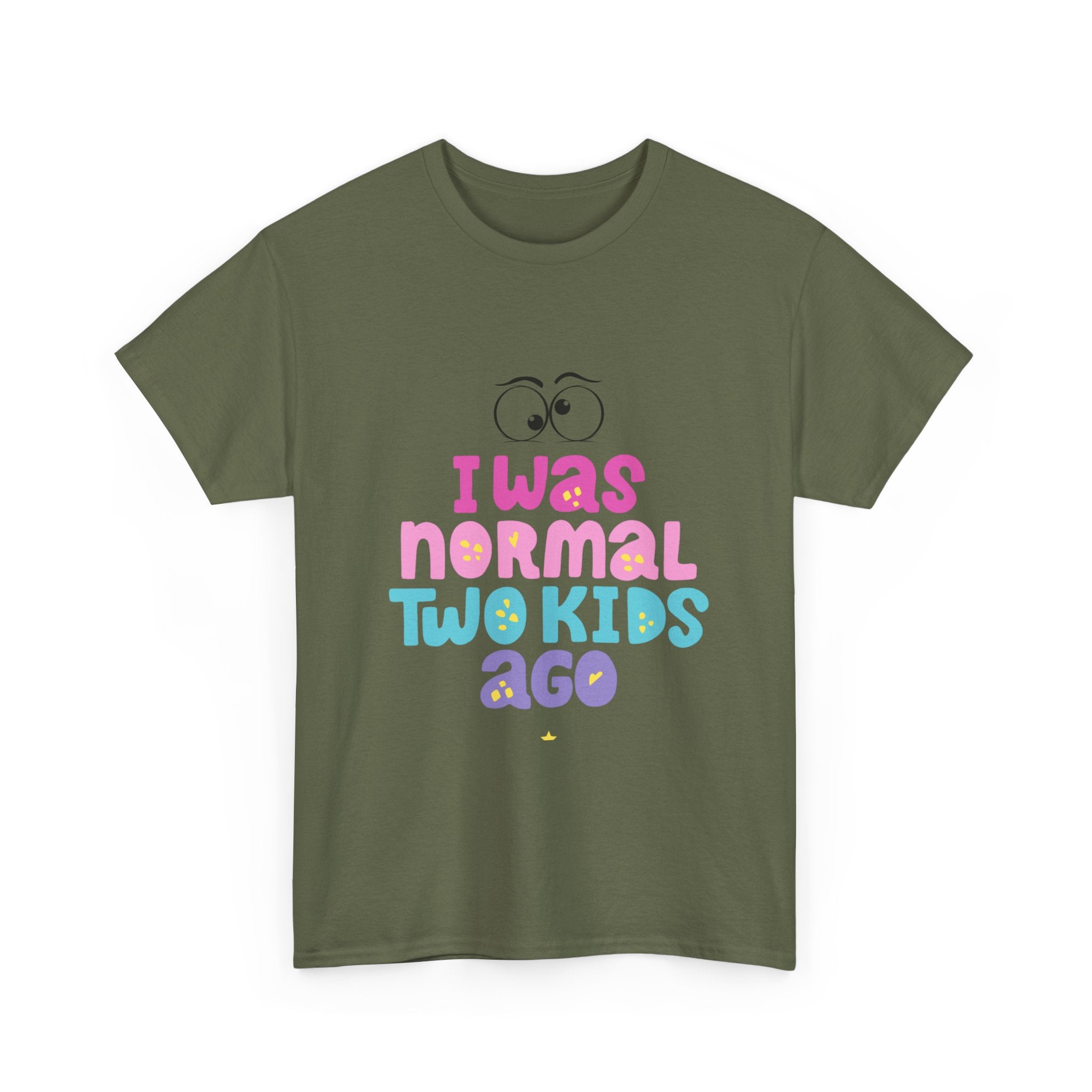 Unisex Heavy Cotton Tee - "I Was Normal Two Kids Ago"