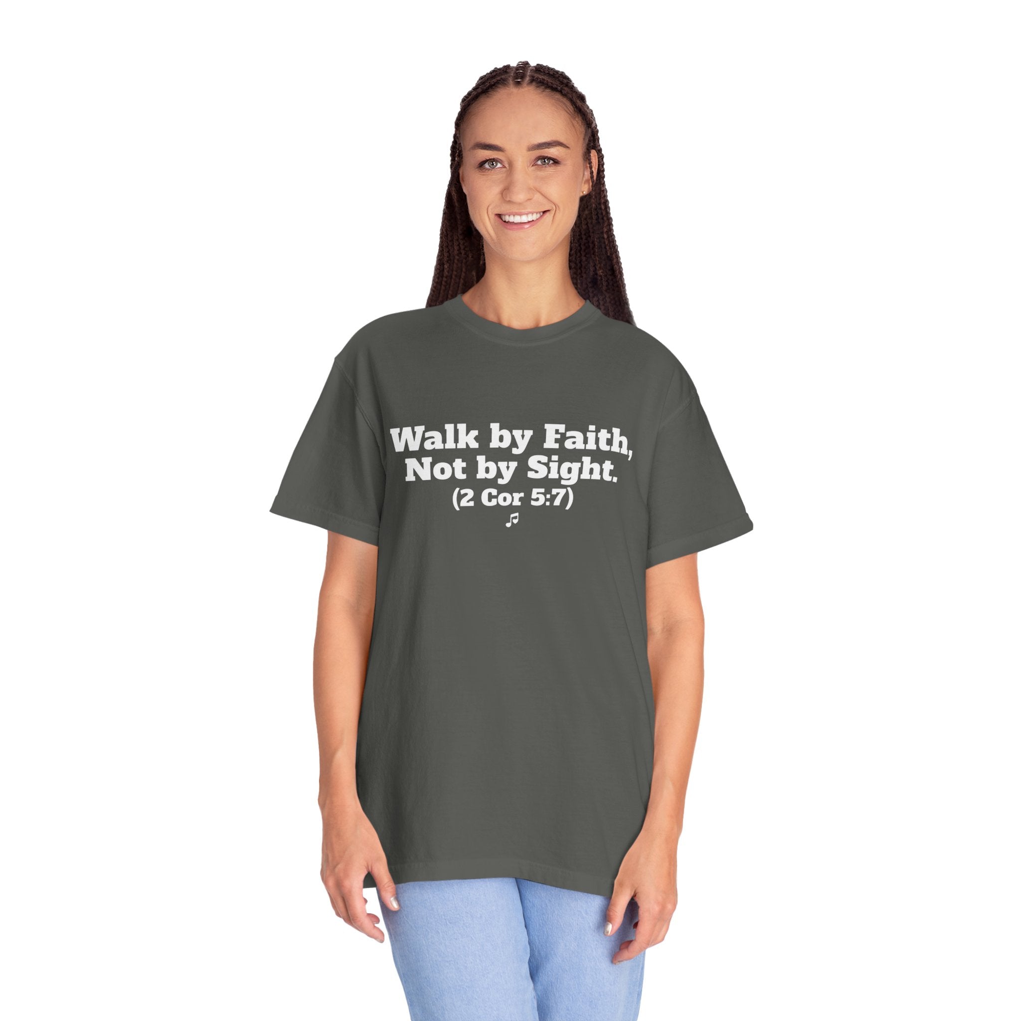 T-Shirt — Classic Blank White Tee (Unisex Garment-Dyed)