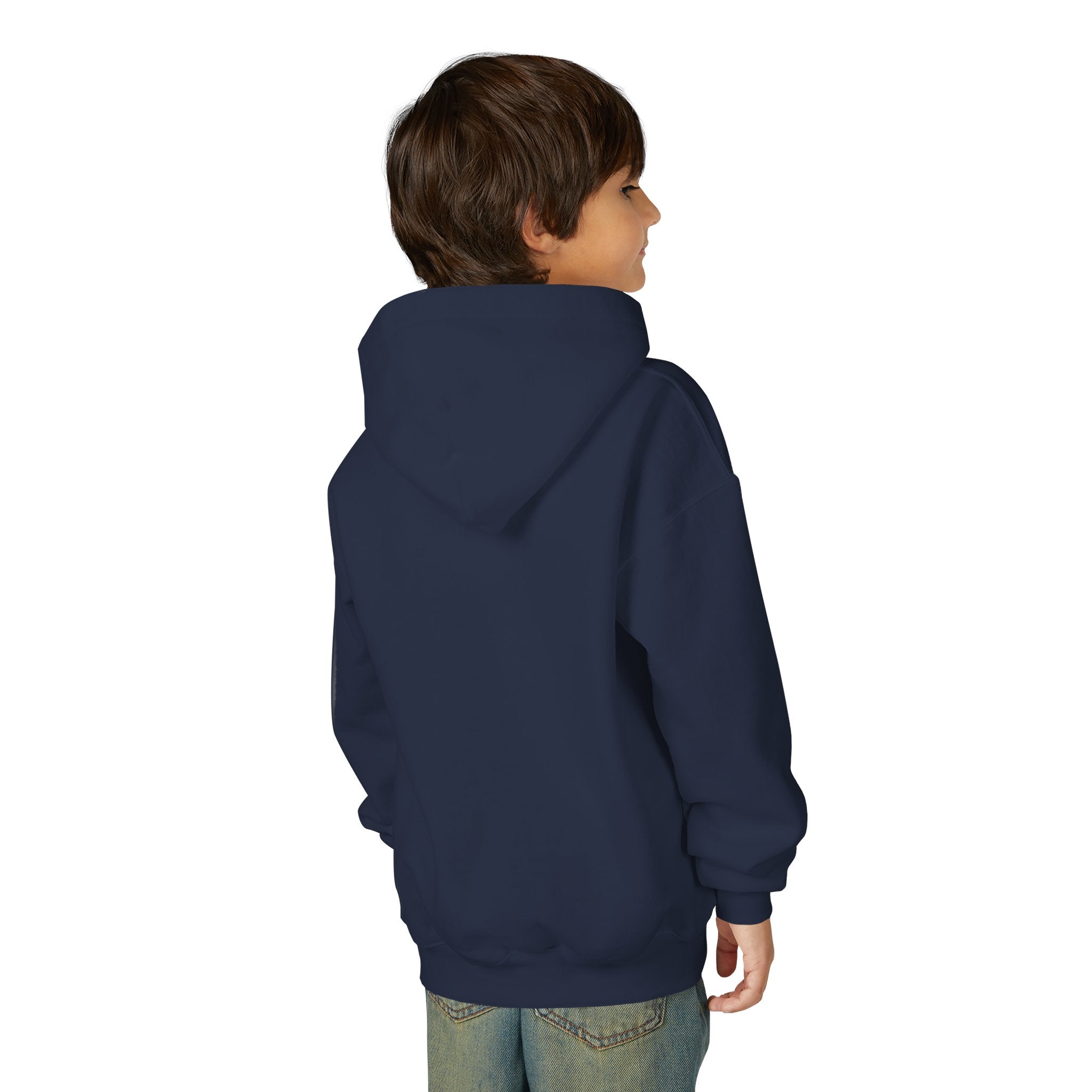 Youth Hoodie — "Little Boss" Cute Kid Money Cartoon Pullover