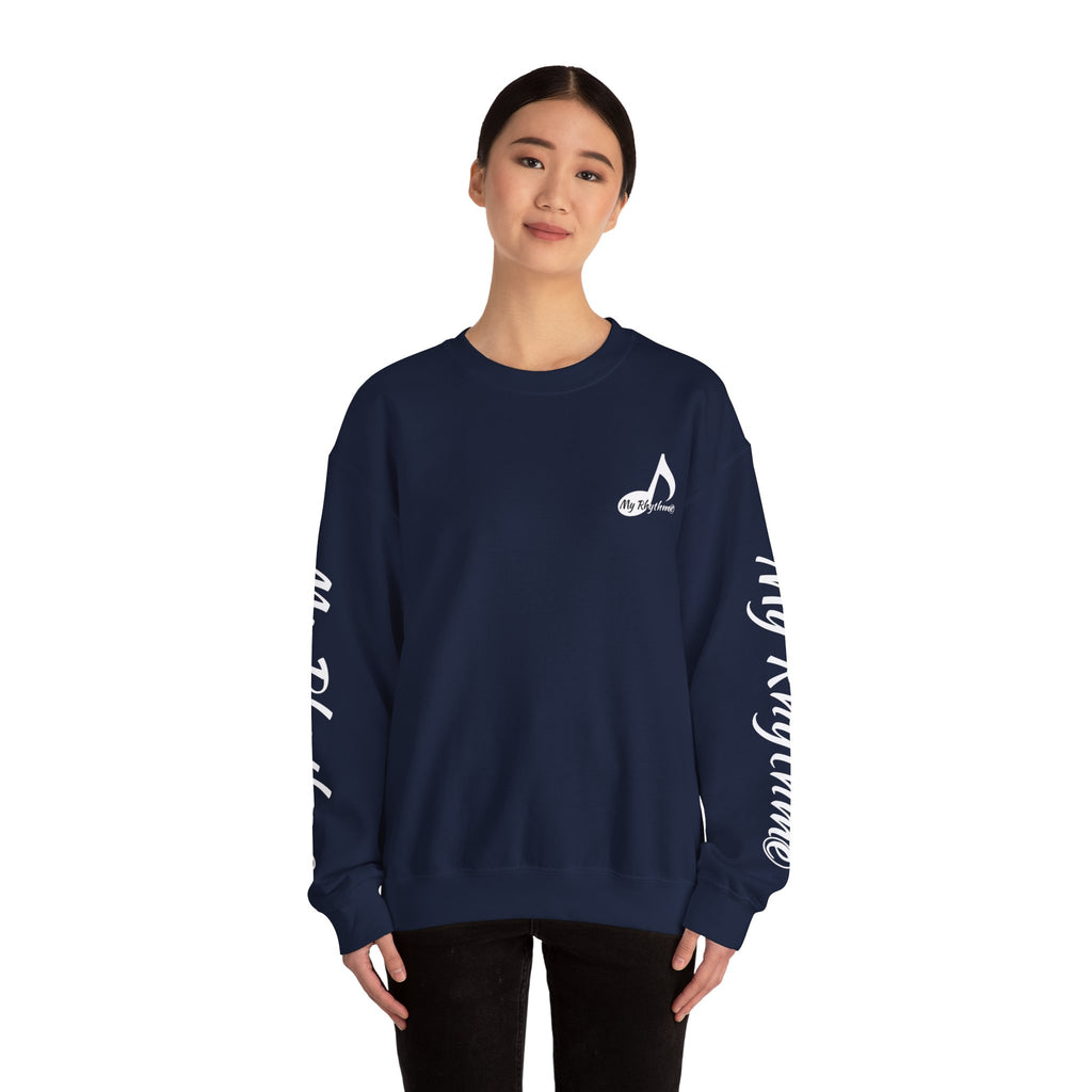 Crewneck Sweatshirt - 'My Rhythme' Music Note Graphic