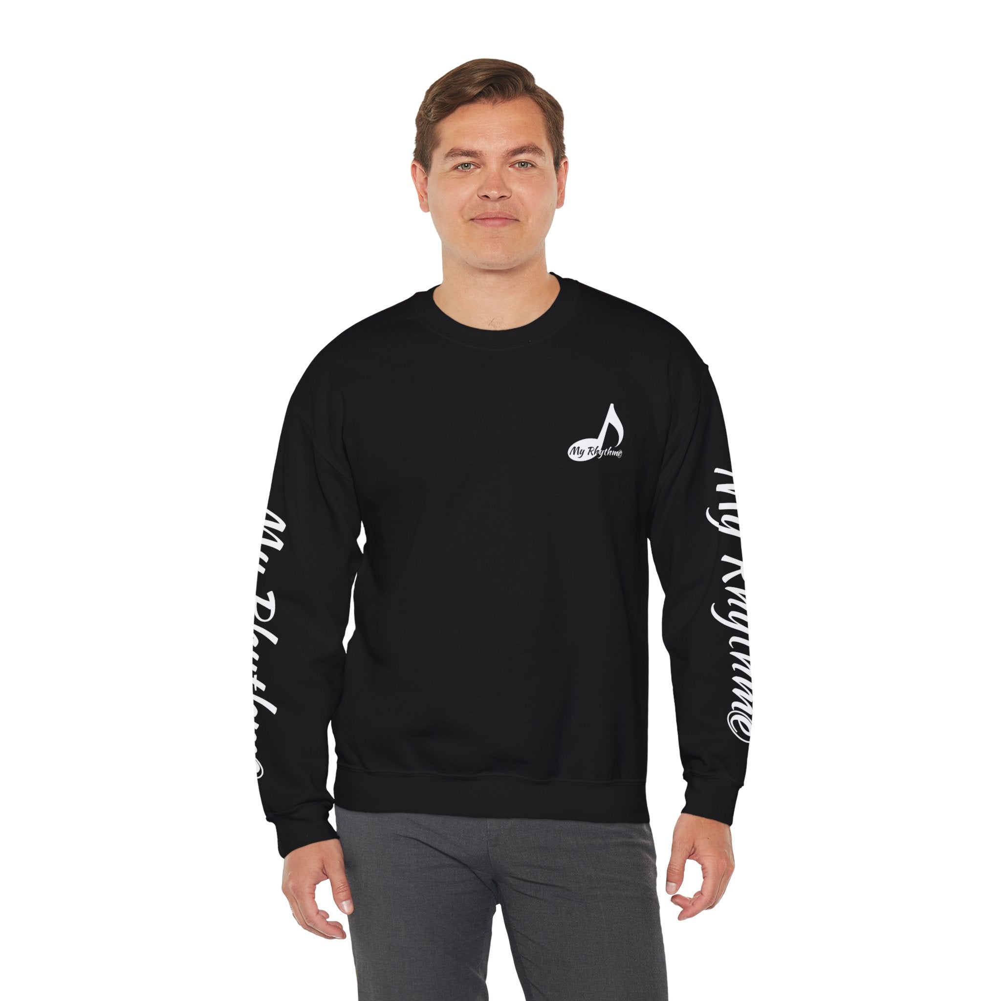 Crewneck Sweatshirt - 'My Rhythme' Music Note Graphic