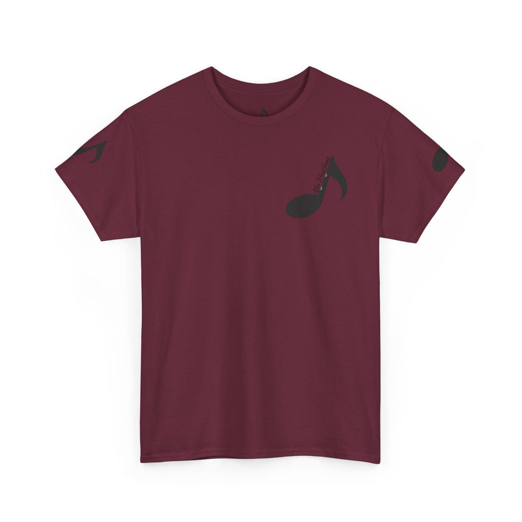 Music Note T‑Shirt — Minimalist Music Lover Tee (Includes "My Rhythme")
