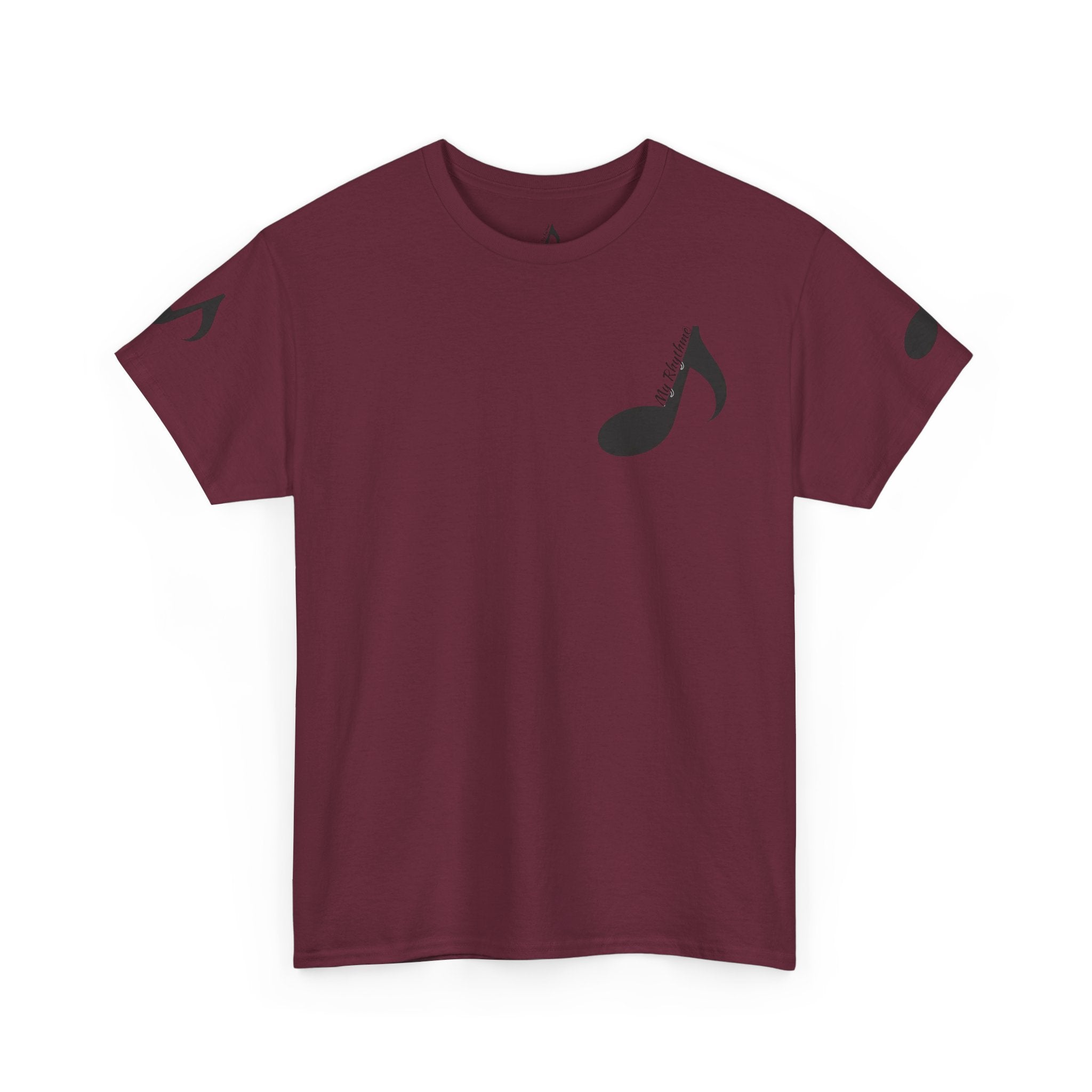 Music Note T‑Shirt — Minimalist Music Lover Tee (Includes "My Rhythme")