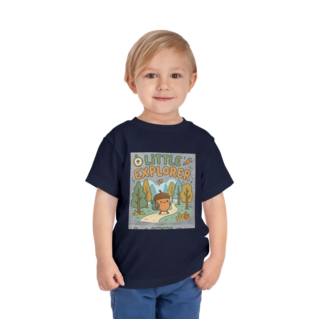 Little Explorer Toddler Tee – Cute Forest Adventure Graphic